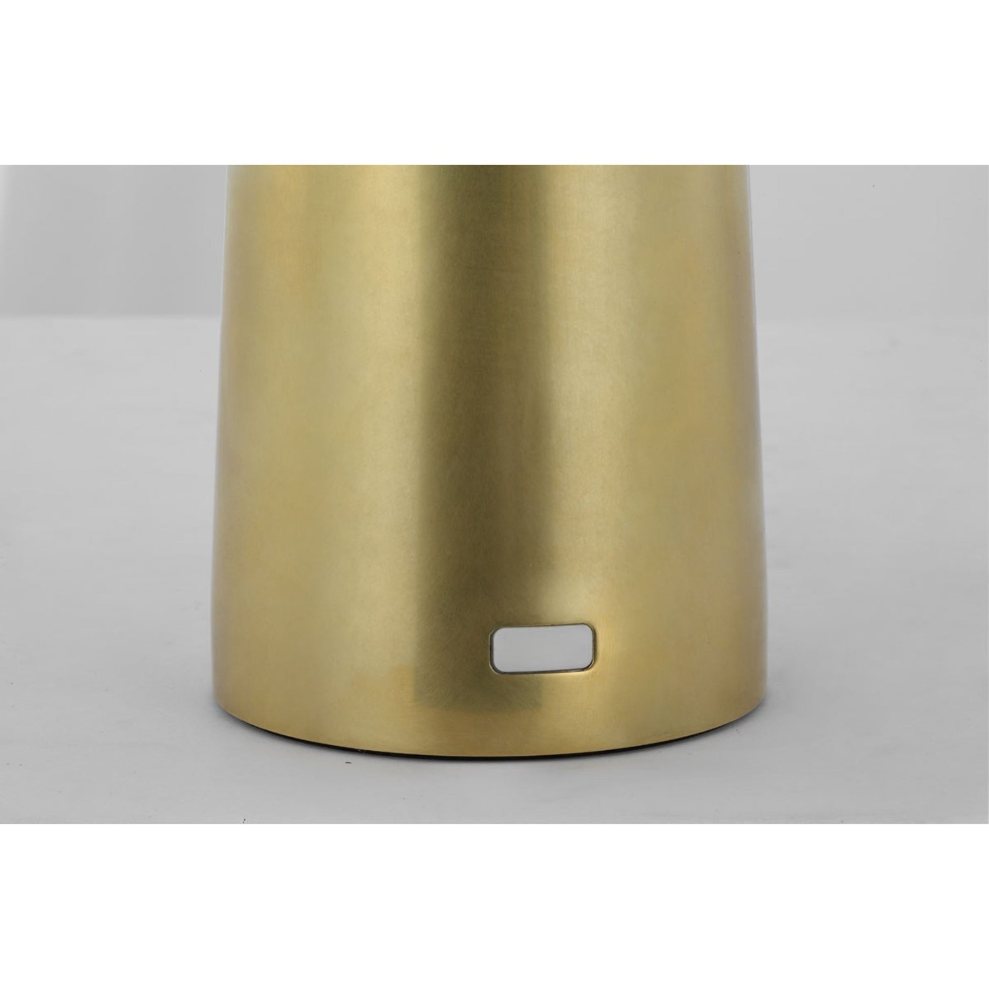 Sesa Accent Rechargeable Table Lamp, 120-240V, Hand Rubbed Antique Brass Finish - Bees Lighting