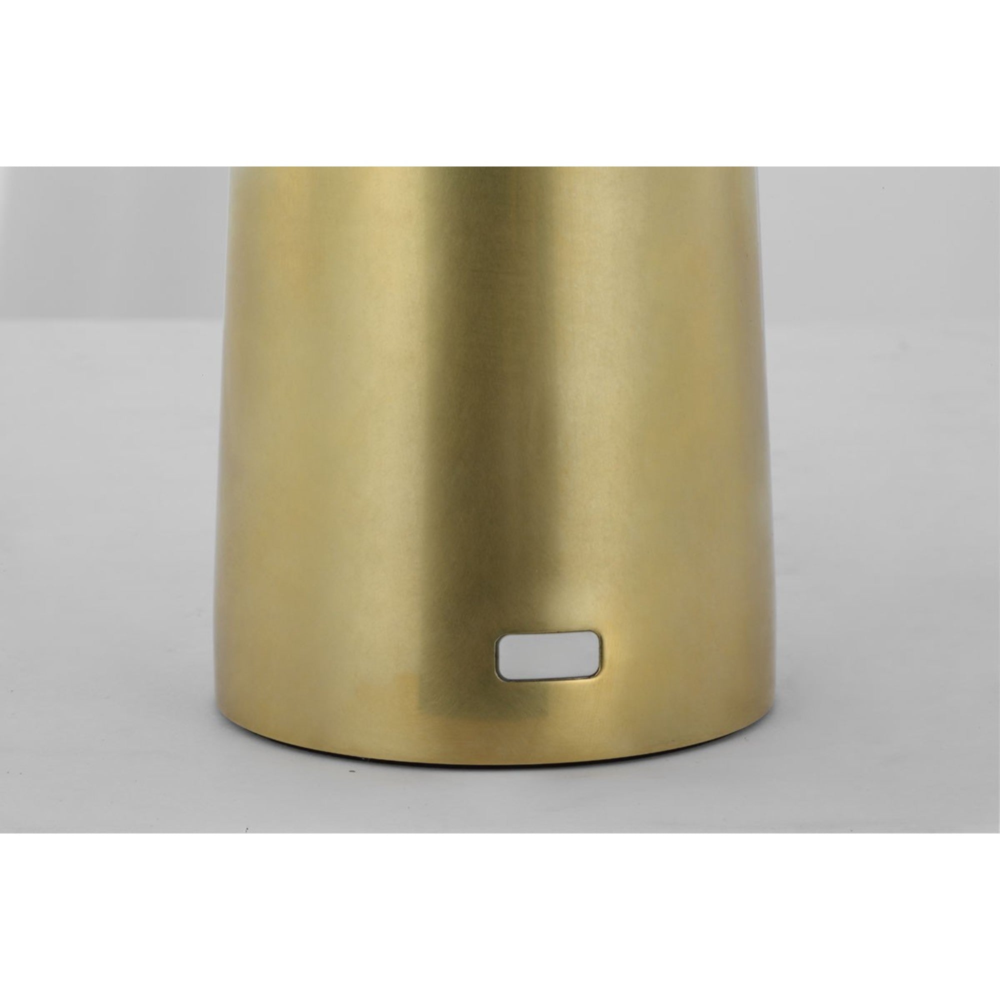 Sesa Accent Rechargeable Table Lamp, 120-240V, Hand Rubbed Antique Brass Finish - Bees Lighting