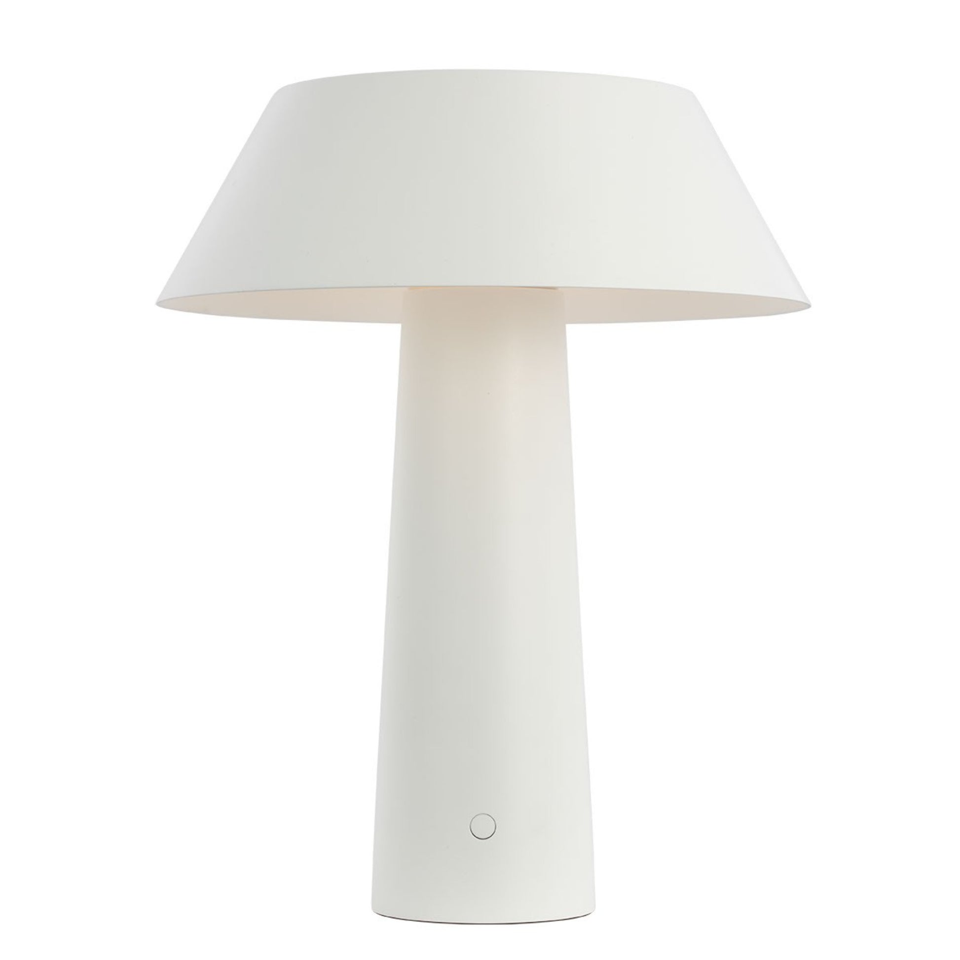 Sesa Accent Rechargeable Table Lamp, 120-240V, Matte White Finish - Bees Lighting