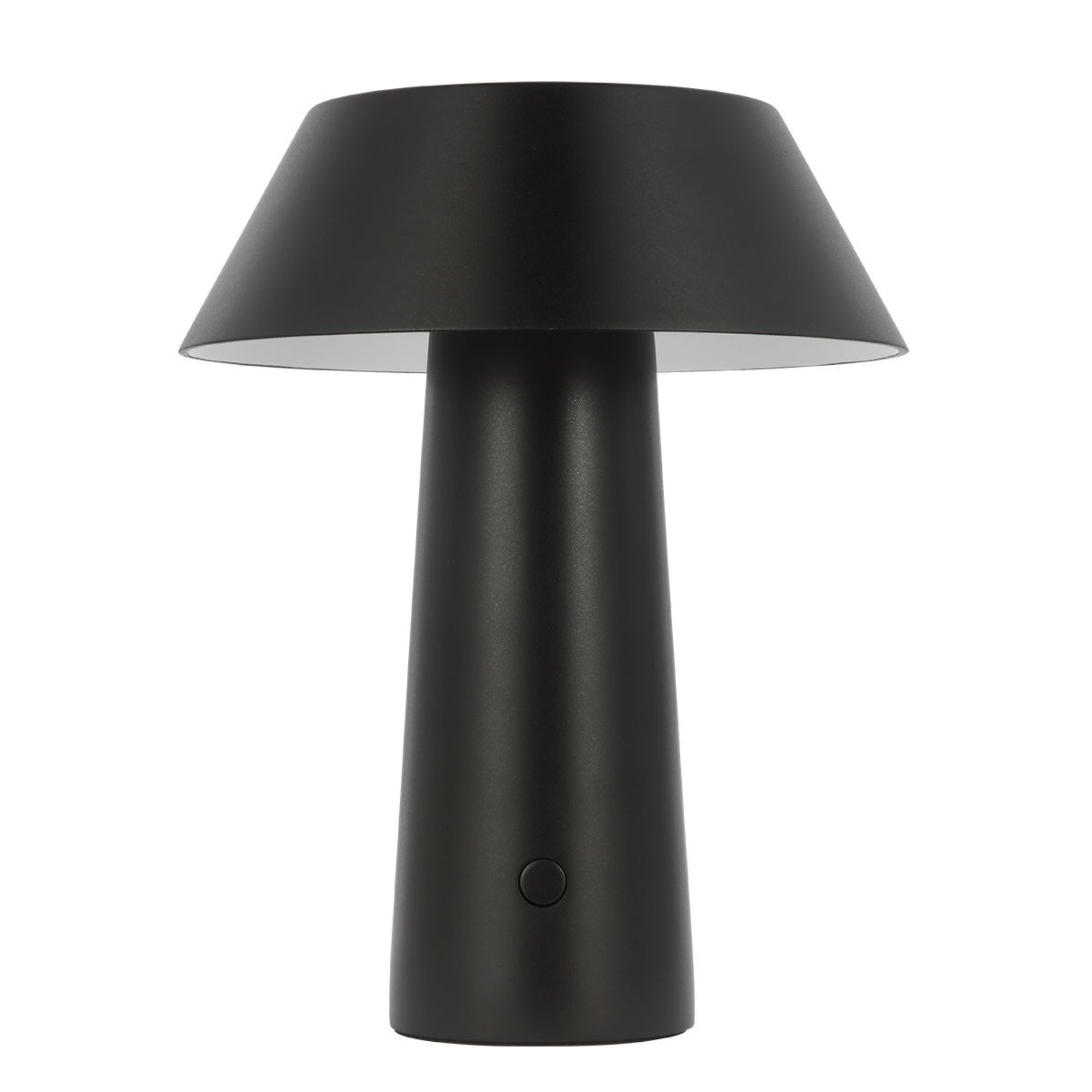 Sesa Short Accent Rechargeable Table Lamp, 120-240V, Black Finish - Bees Lighting