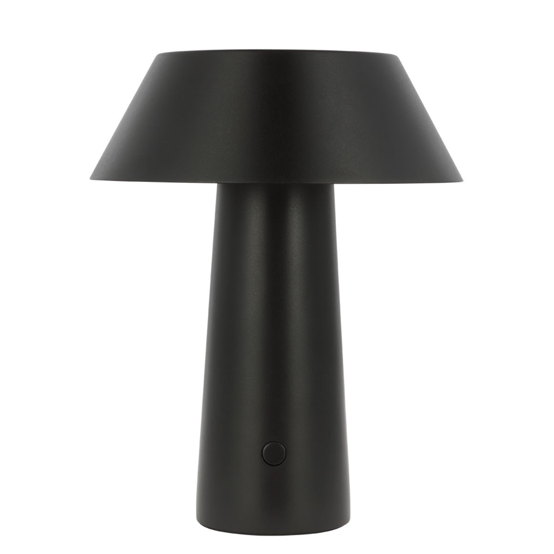 Sesa Short Accent Rechargeable Table Lamp, 120-240V, Black Finish - Bees Lighting
