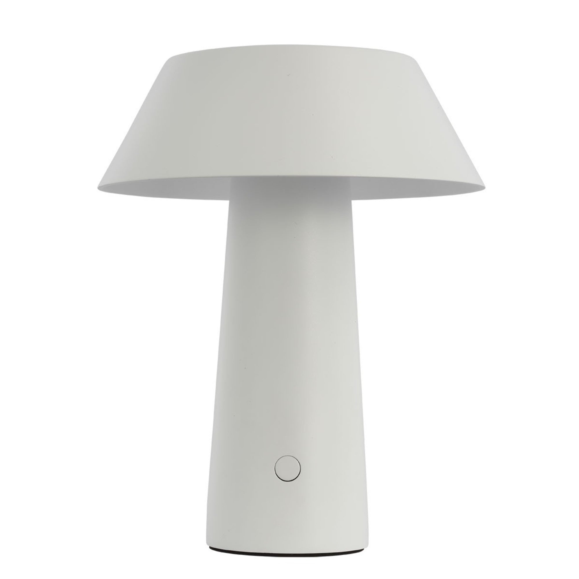 Sesa Short Accent Rechargeable Table Lamp, 120-240V, Matte White Finish - Bees Lighting
