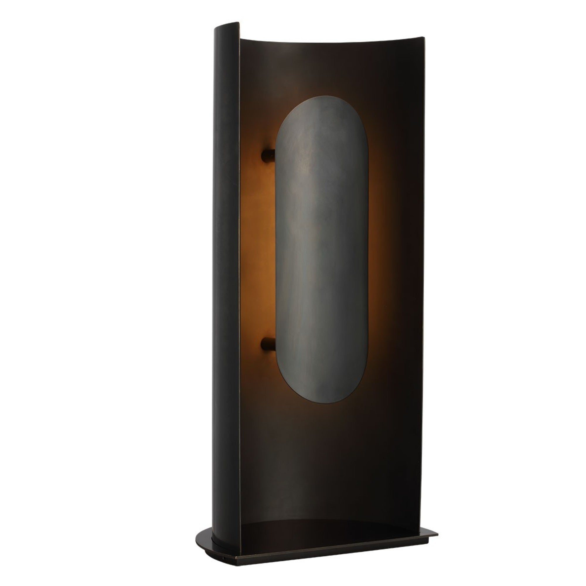 Shielded LED Table Lamp, Bronze Finish - Bees Lighting