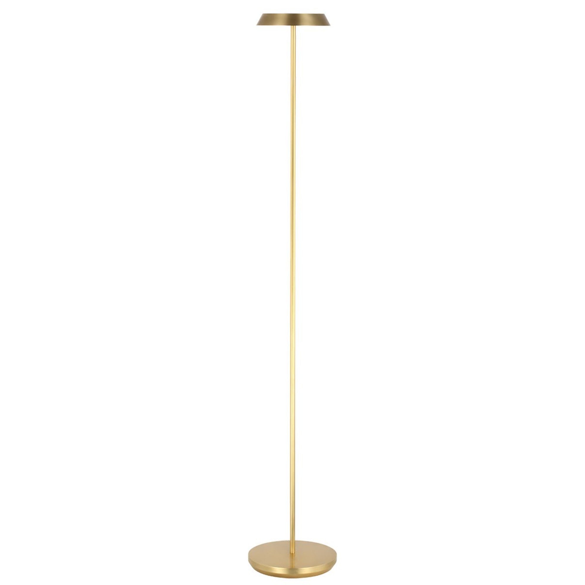 Tepa Medium Rechargeable Floor Lamp, 120-240V, Hand Rubbed Antique Brass Finish - Bees Lighting