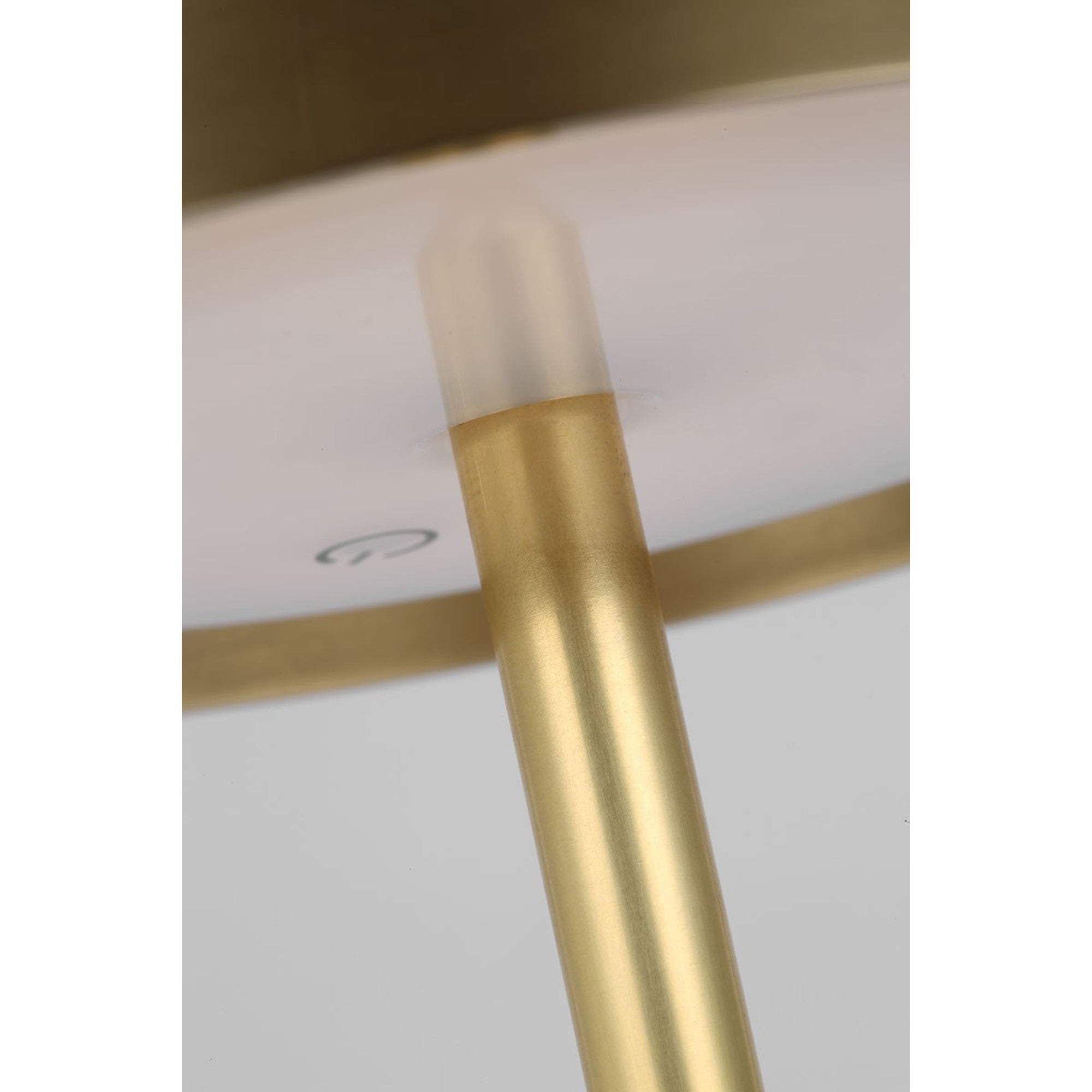 Tepa Medium Rechargeable Floor Lamp, 120-240V, Hand Rubbed Antique Brass Finish - Bees Lighting