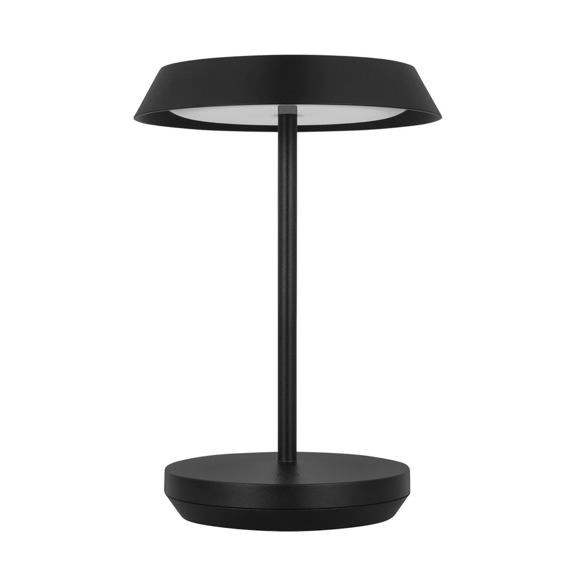 Tepa Short Accent Rechargeable Table Lamp, 120-240V, Black Finish - Bees Lighting