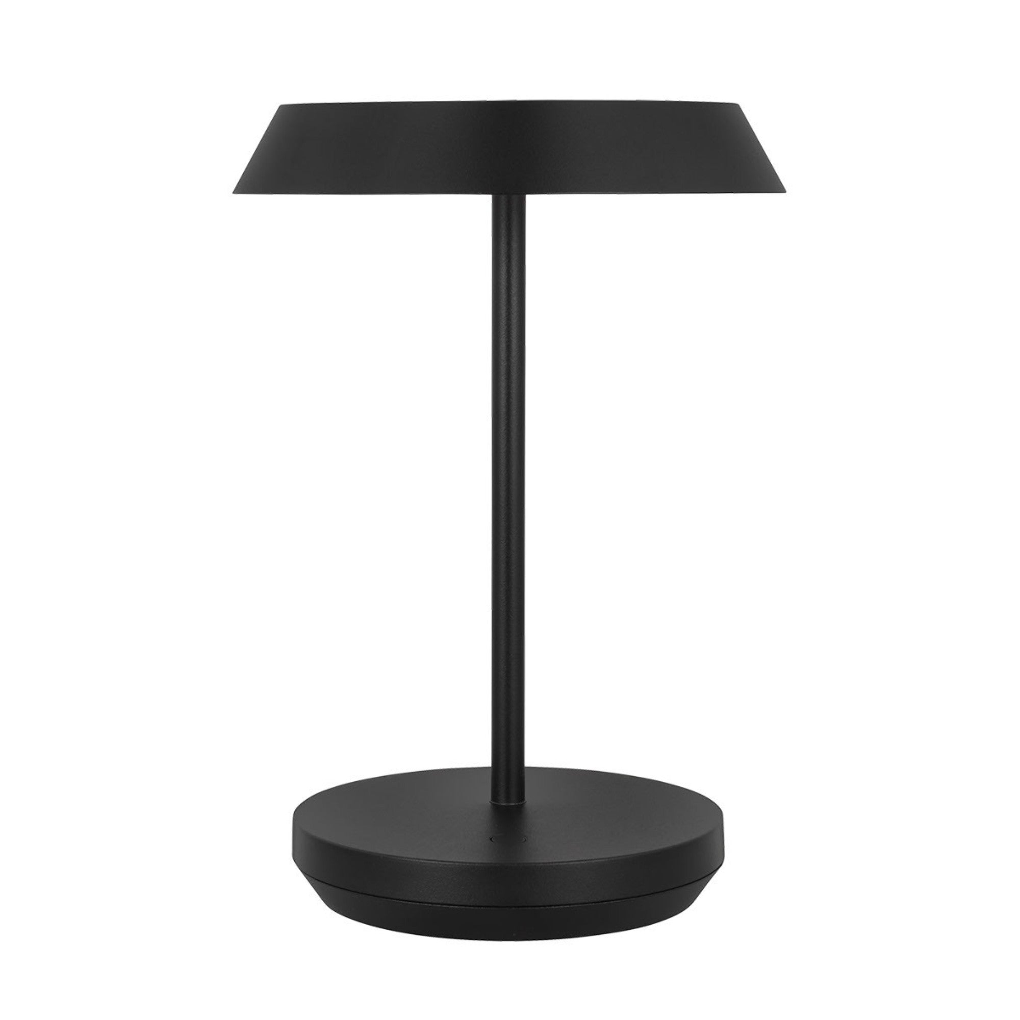 Tepa Short Accent Rechargeable Table Lamp, 120-240V, Black Finish - Bees Lighting
