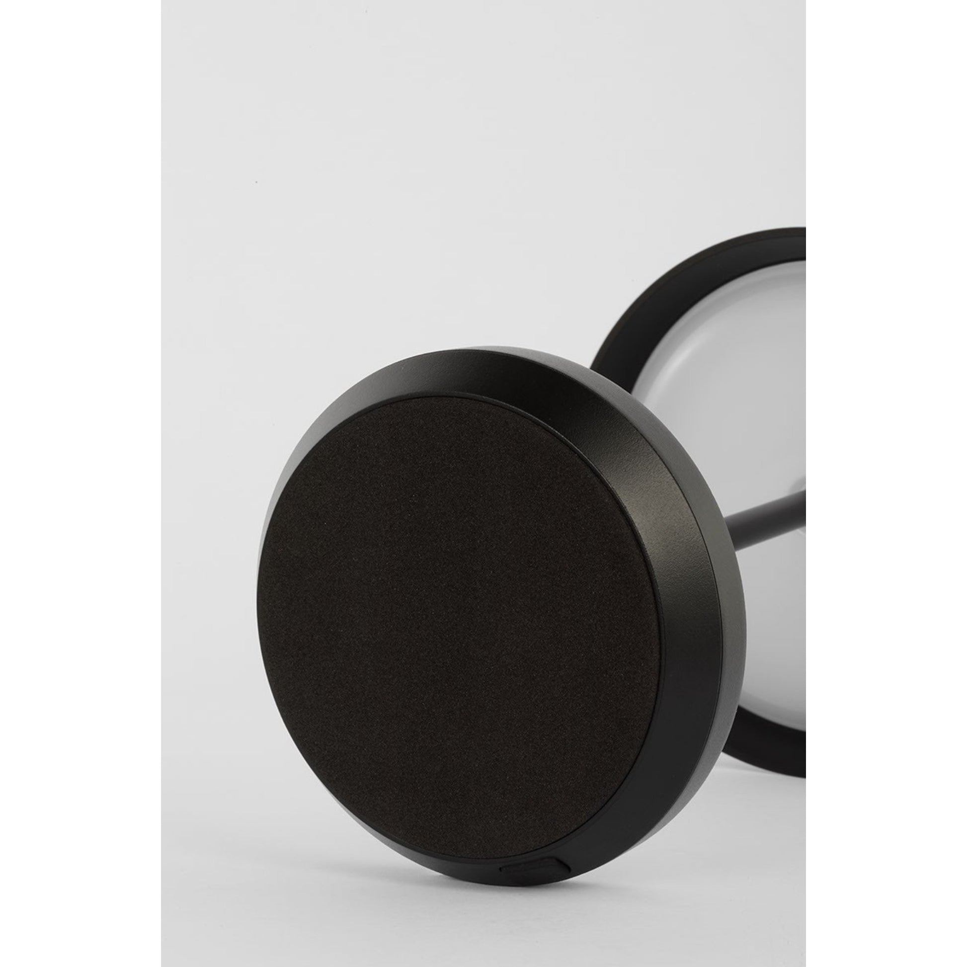 Tepa Short Accent Rechargeable Table Lamp, 120-240V, Black Finish - Bees Lighting