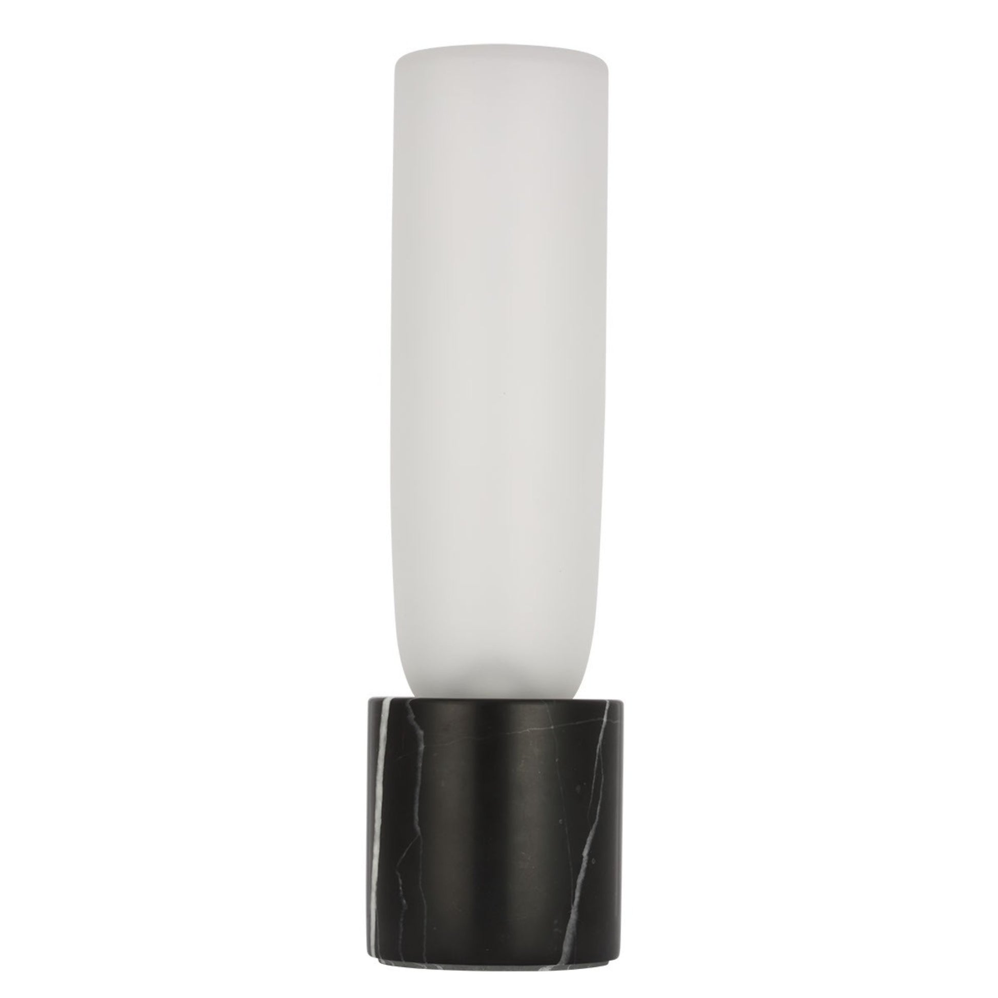 Volver 10" LED Accent Table Lamp, 120-240V, Black Marble Finish - Bees Lighting