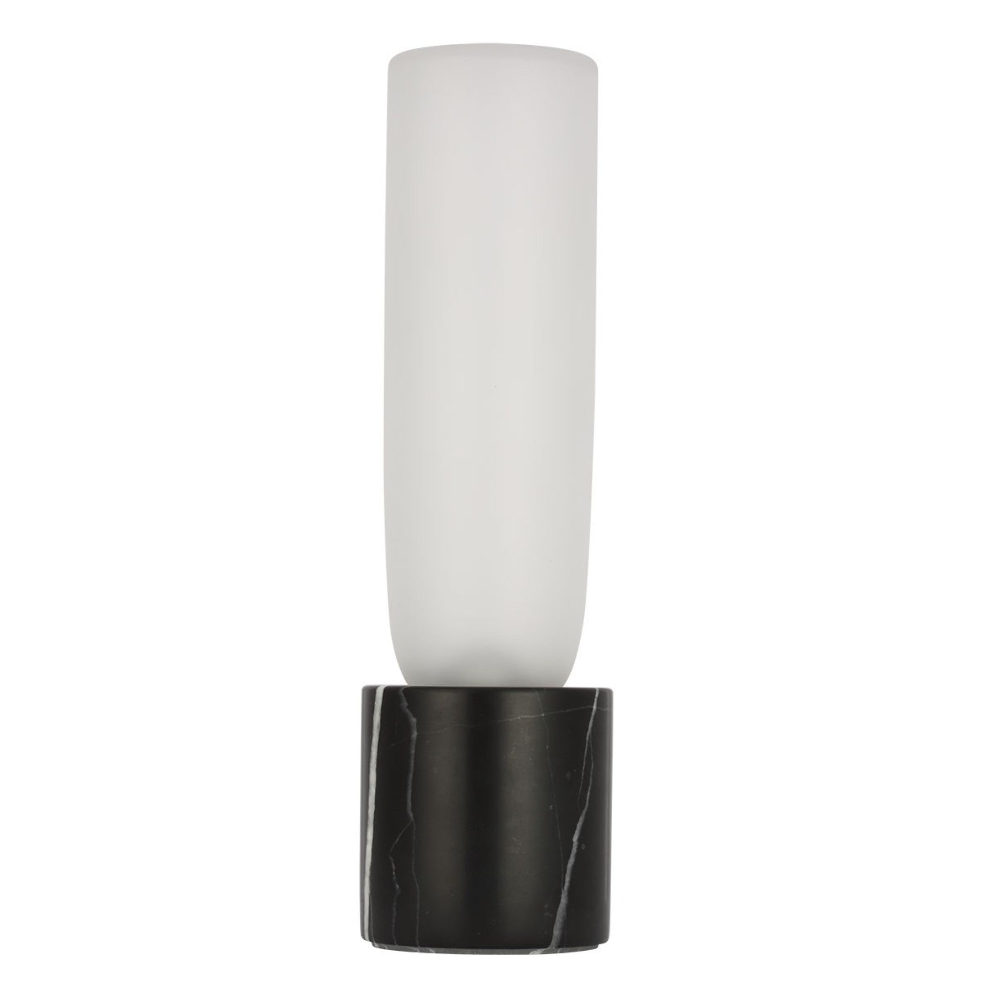 Volver 10" LED Accent Table Lamp, 120-240V, Black Marble Finish - Bees Lighting