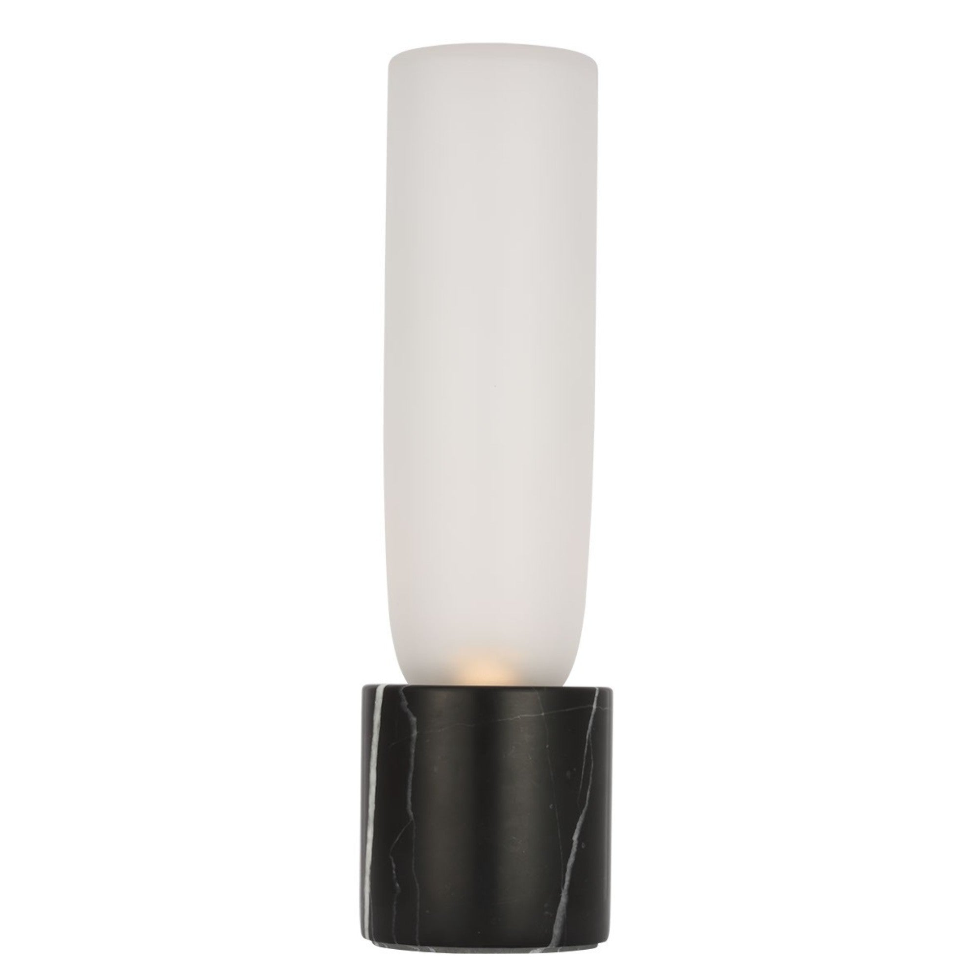 Volver 10" LED Accent Table Lamp, 120-240V, Black Marble Finish - Bees Lighting