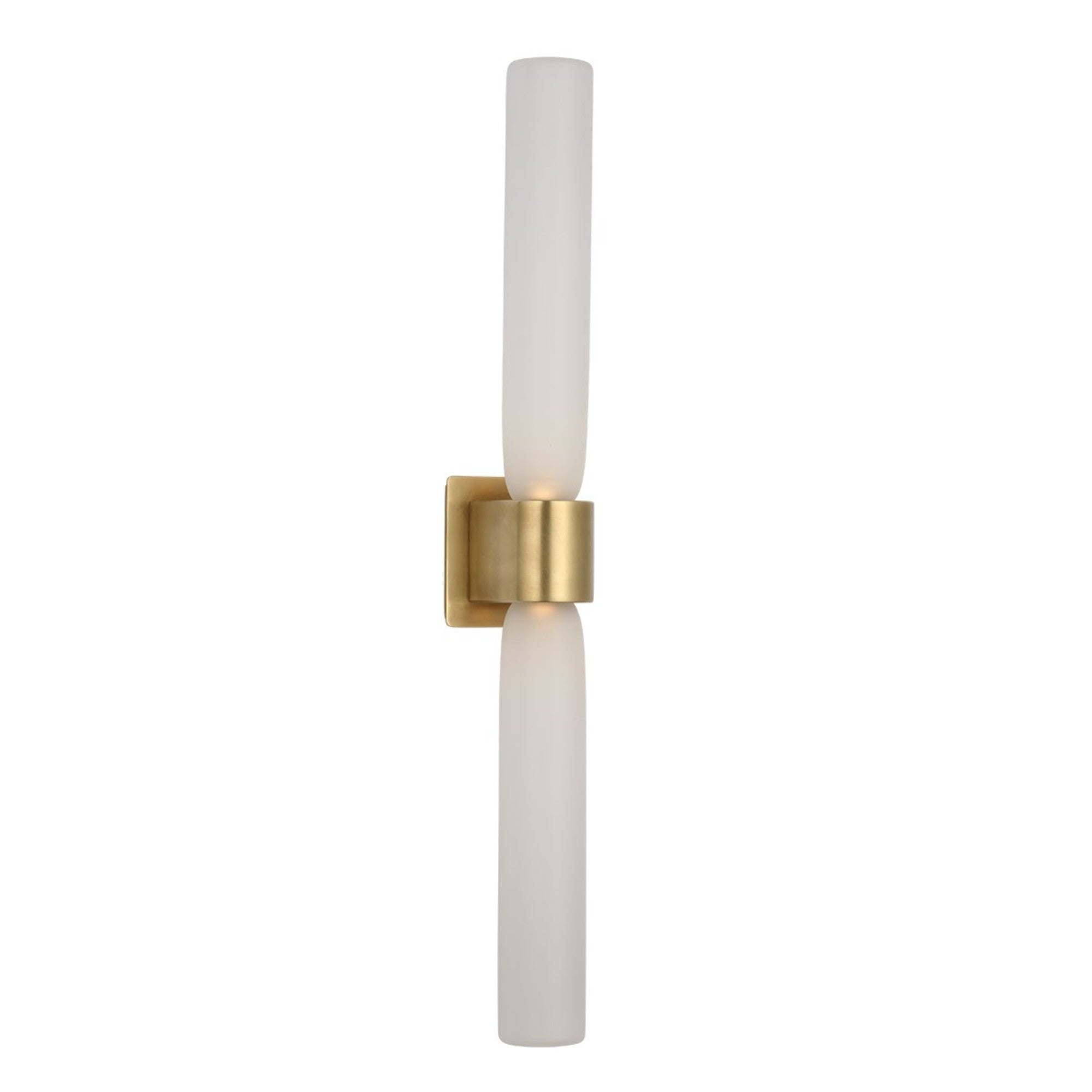 Volver 29" LED Large Double Sconce, 120-277V, Hand Rubbed Antique Brass Finish