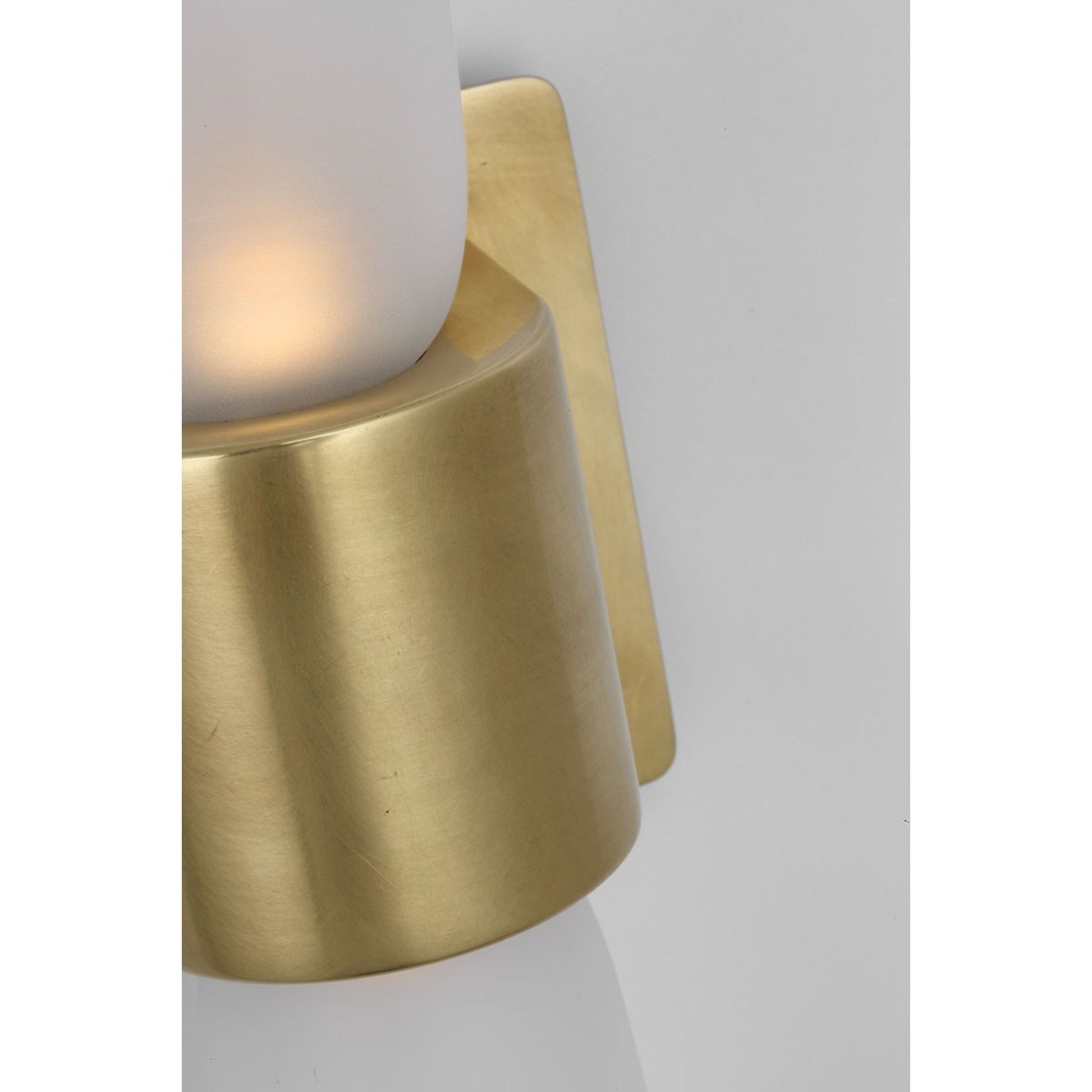 Volver 29" LED Large Double Sconce, 120-277V, Hand Rubbed Antique Brass Finish - Bees Lighting