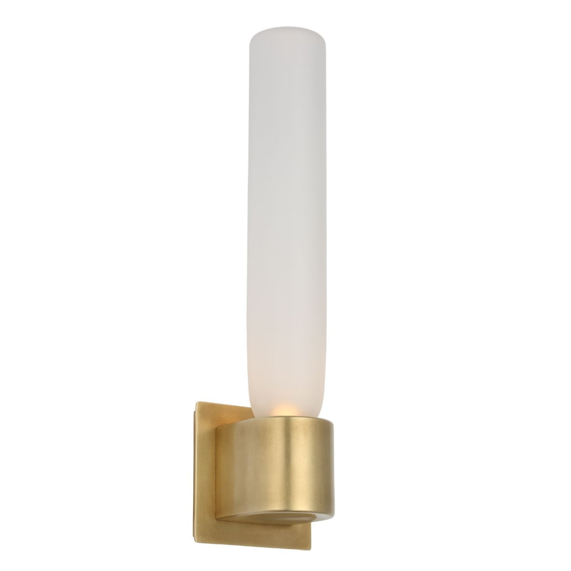 Volver 17" LED Medium Single Sconce, 120-277V, Hand Rubbed Antique Brass Finish - Bees Lighting