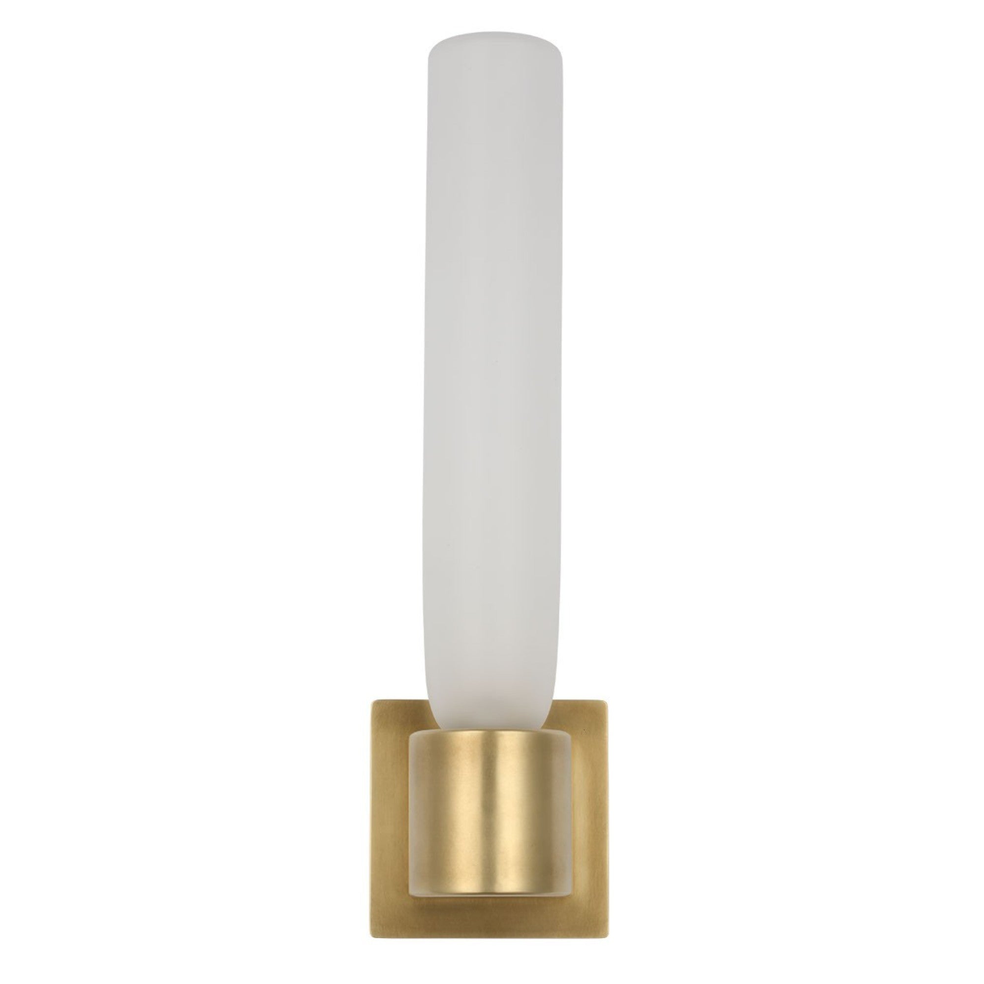 Volver 17" LED Medium Single Sconce, 120-277V, Hand Rubbed Antique Brass Finish - Bees Lighting
