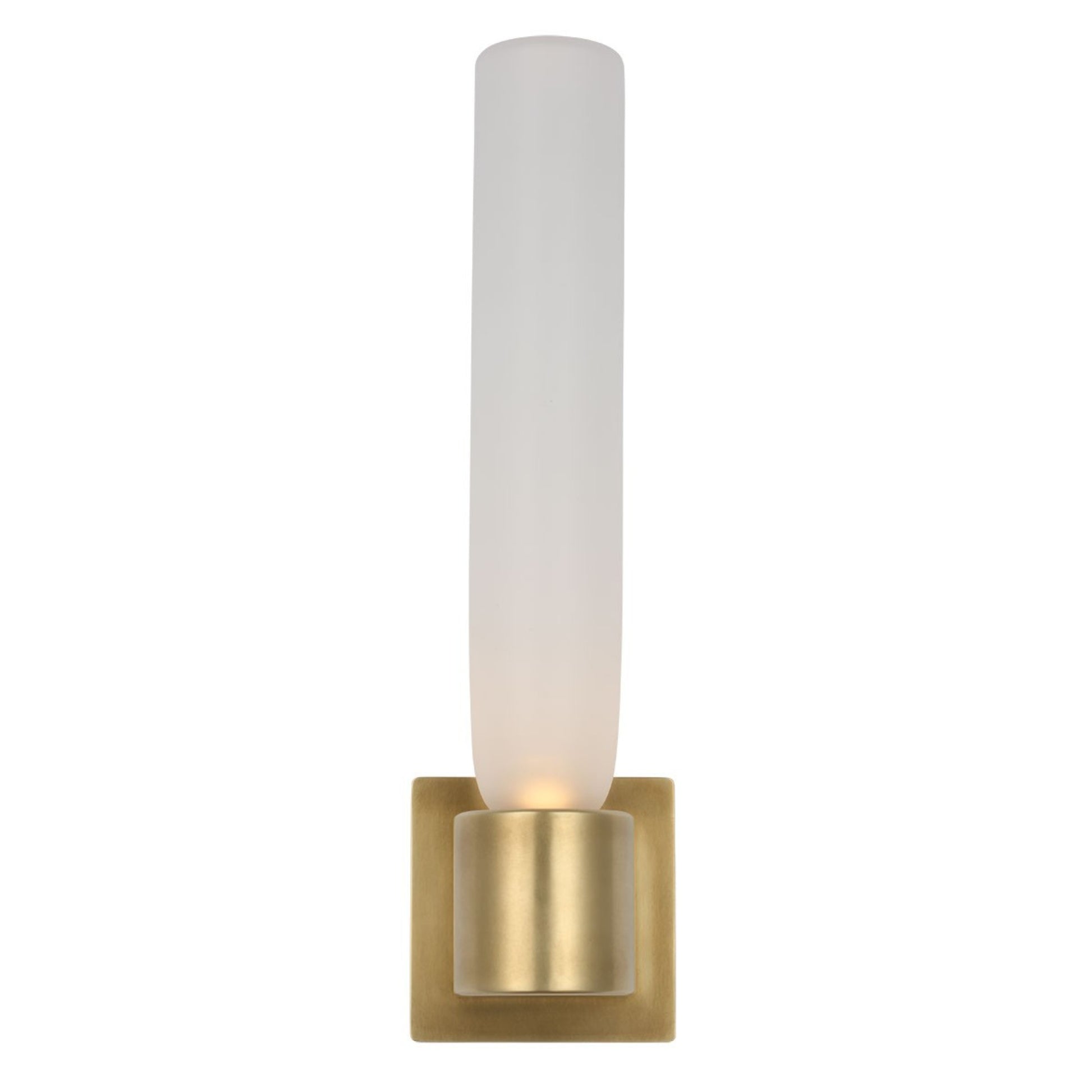 Volver 17" LED Medium Single Sconce, 120-277V, Hand Rubbed Antique Brass Finish - Bees Lighting
