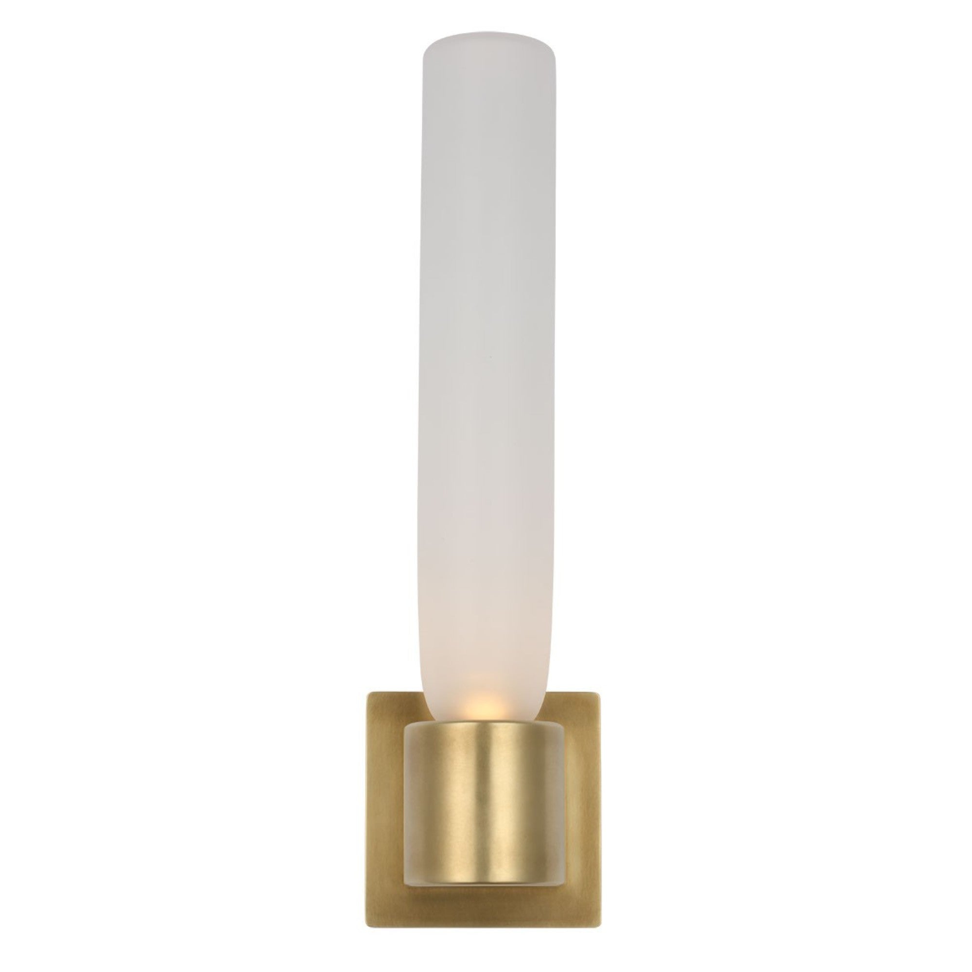 Volver 17" LED Medium Single Sconce, 120-277V, Hand Rubbed Antique Brass Finish - Bees Lighting