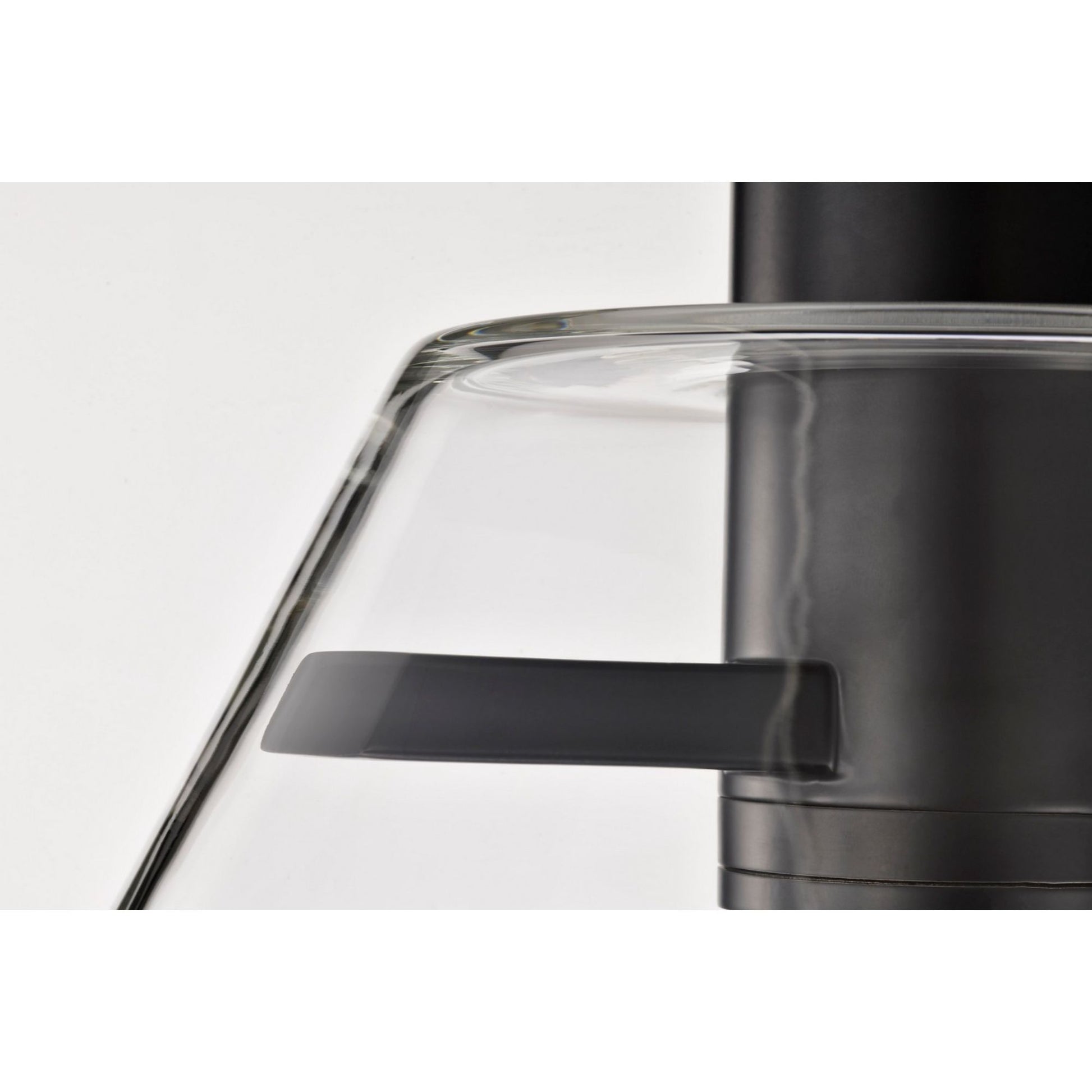 Edmond 14" LED Semi-flush Mount, Matte Black Finish - Bees Lighting