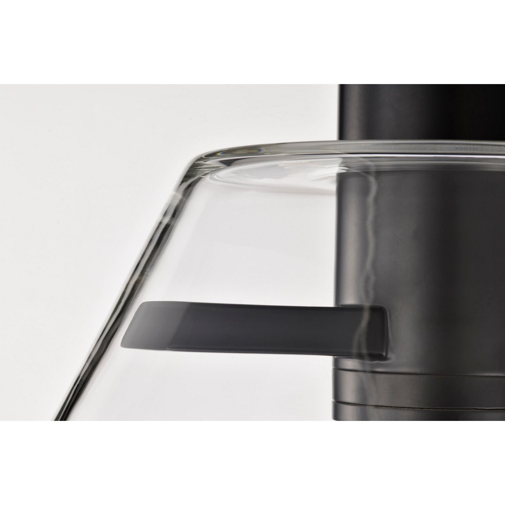 Edmond 14" LED Semi-flush Mount, Matte Black Finish - Bees Lighting