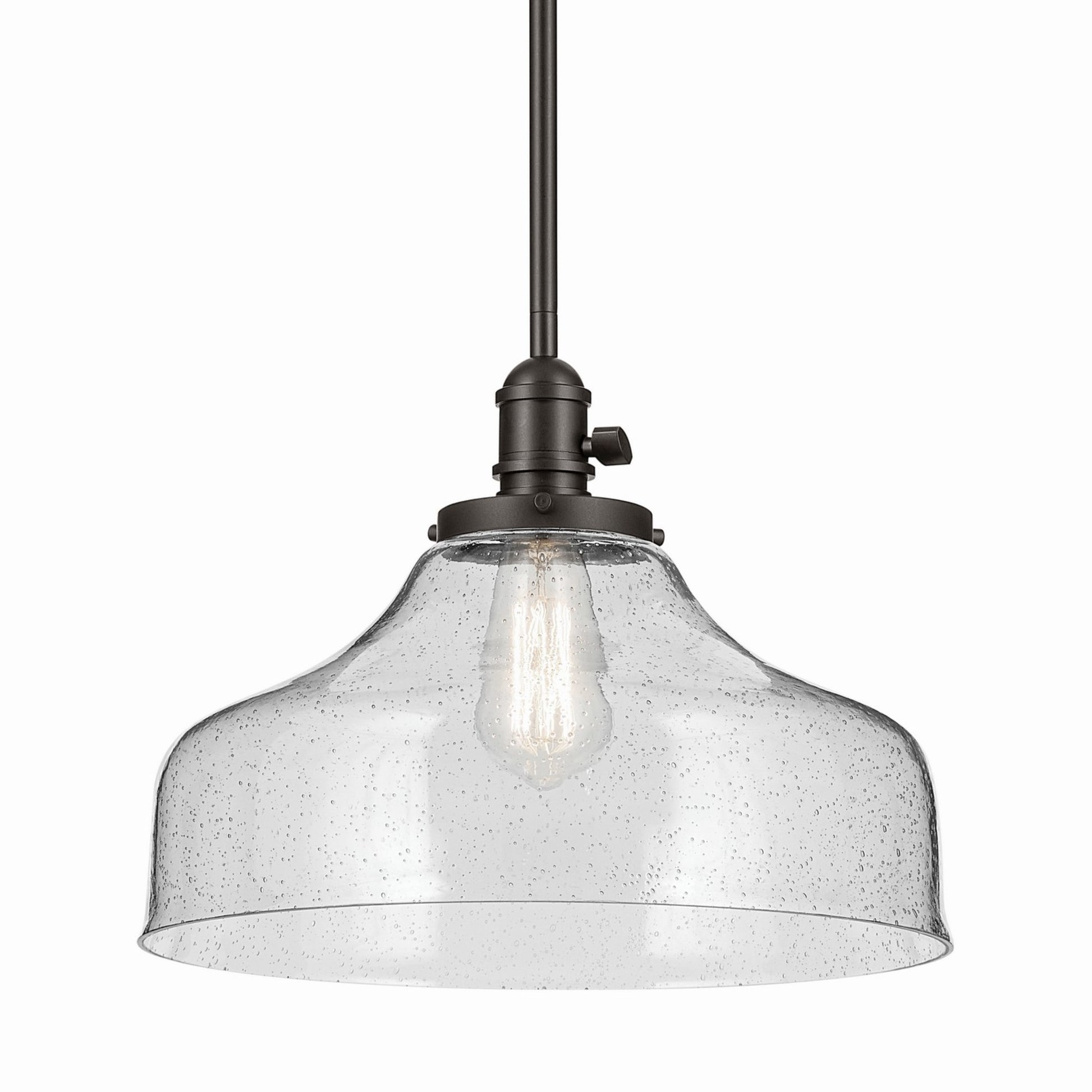 Avery 15" Bell Pendant, Olde Bronze Finish - Bees Lighting