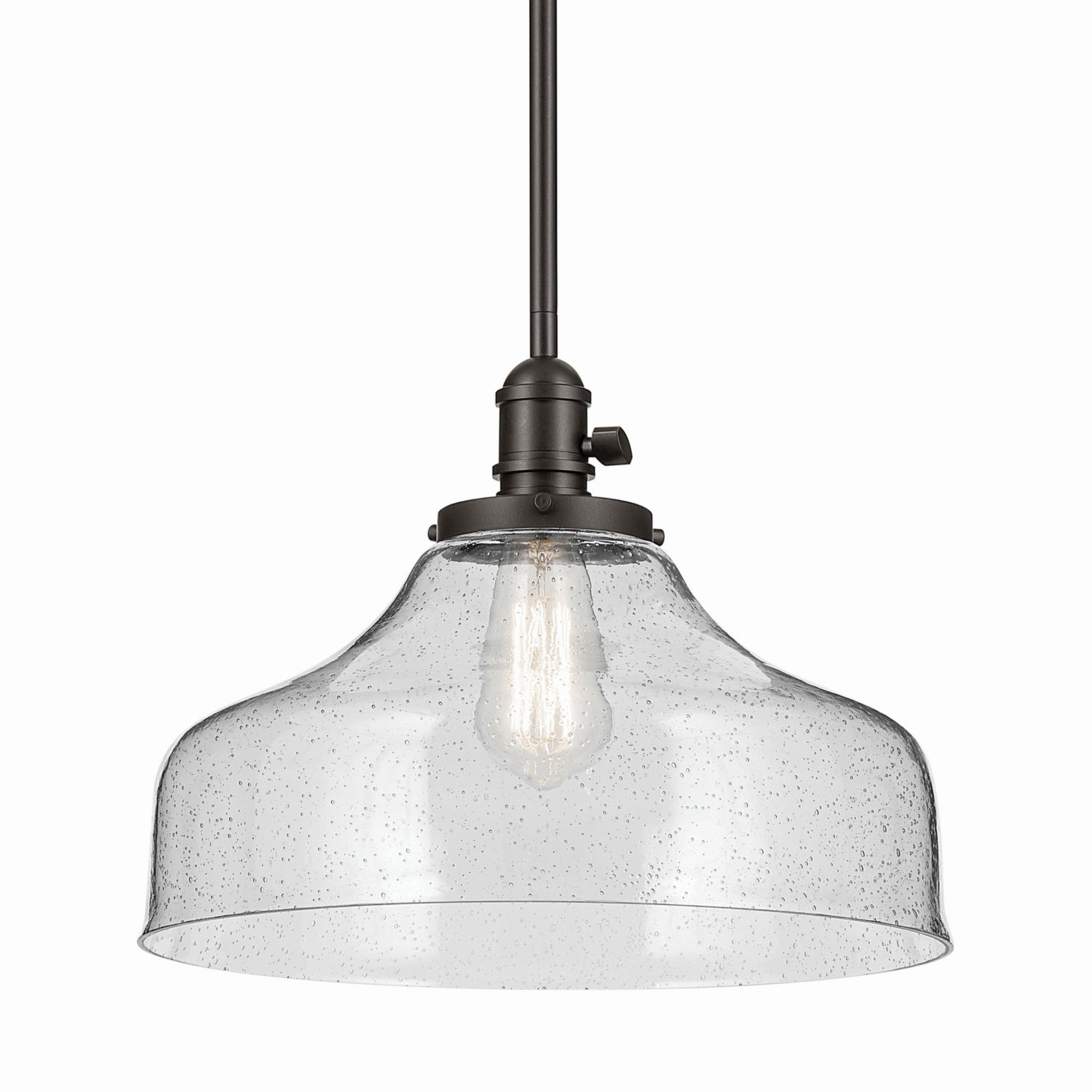 Avery 15" Bell Pendant, Olde Bronze Finish - Bees Lighting