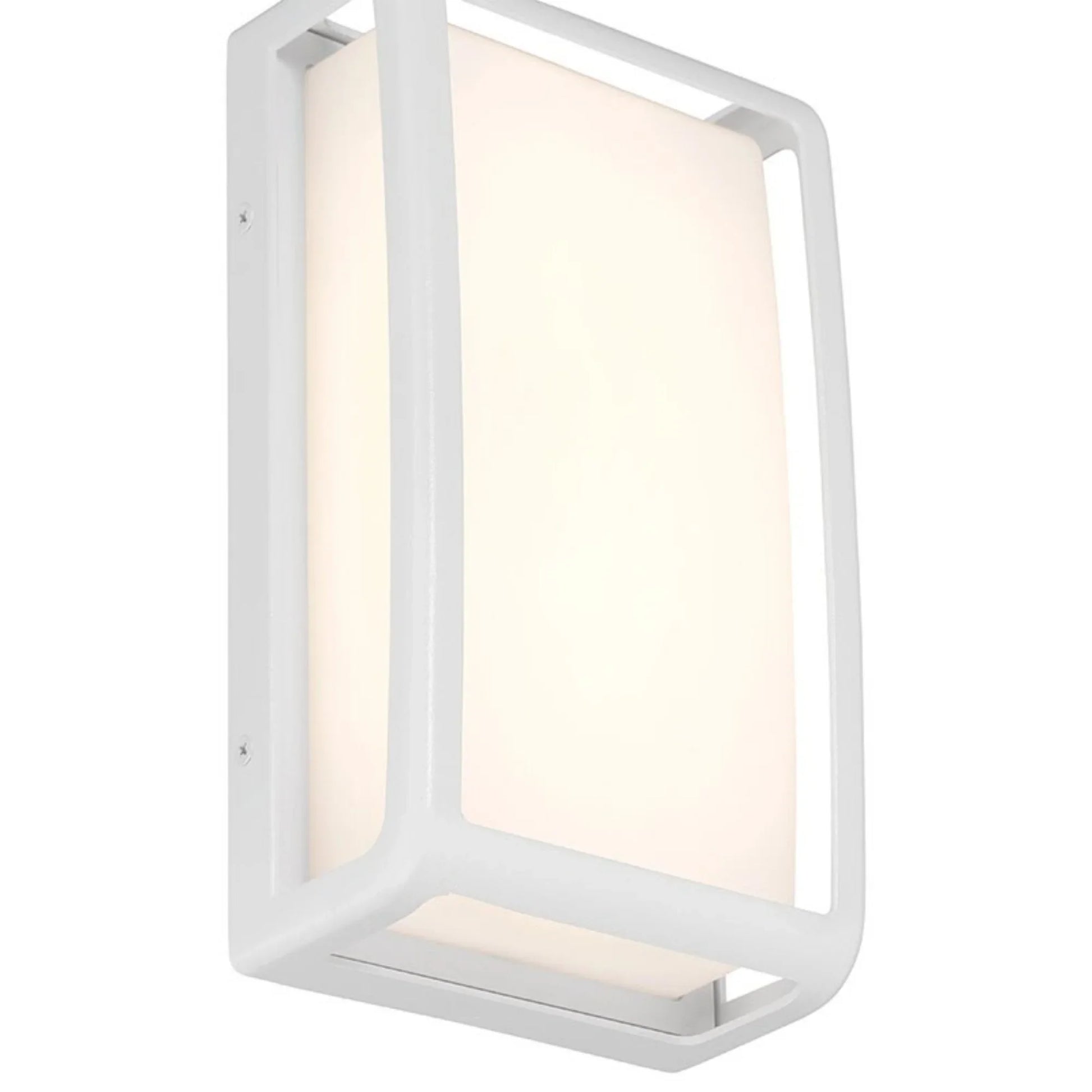 Montana 9" LED Outdoor Wall Sconce, White Finish - Bees Lighting