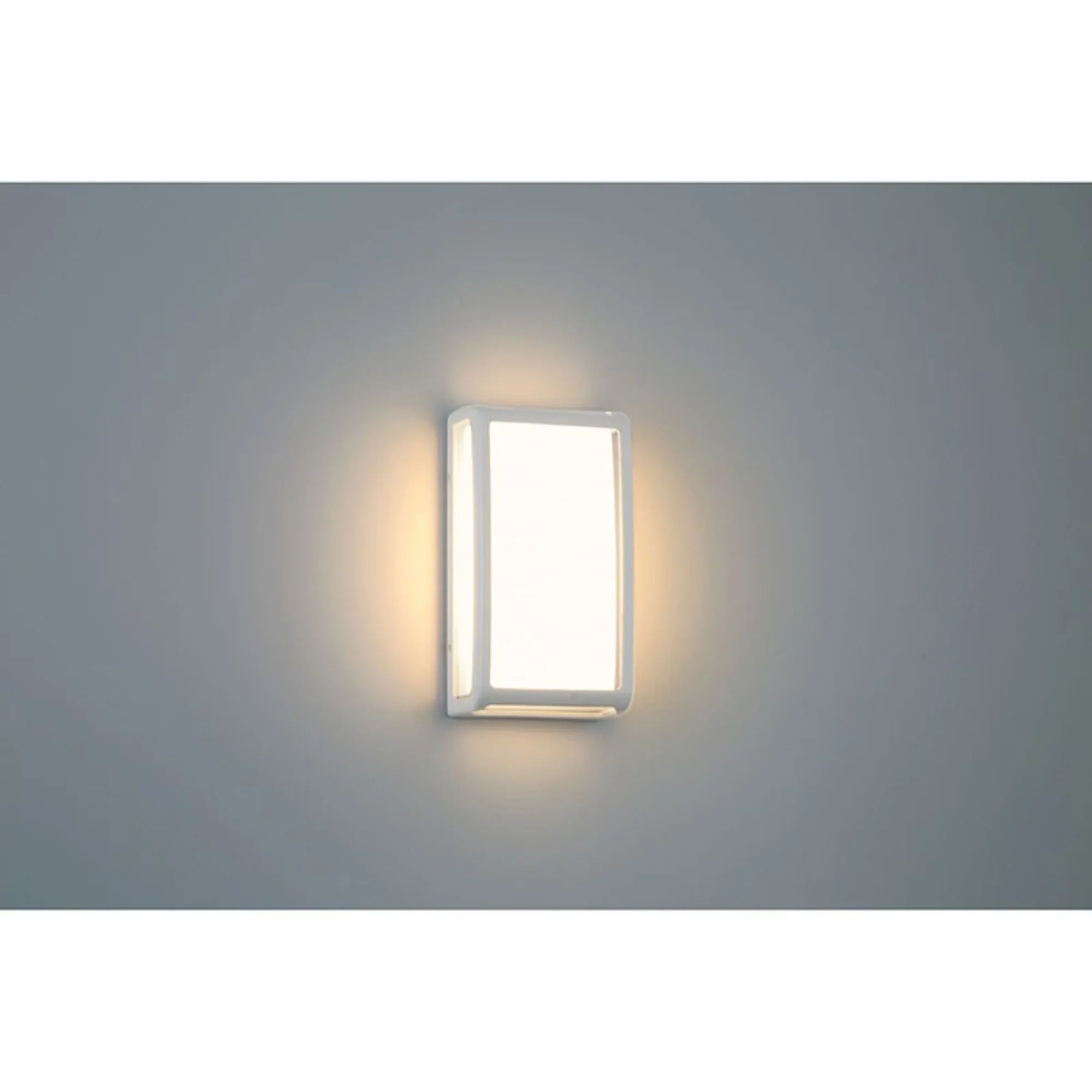 Montana 9" LED Outdoor Wall Sconce, White Finish - Bees Lighting