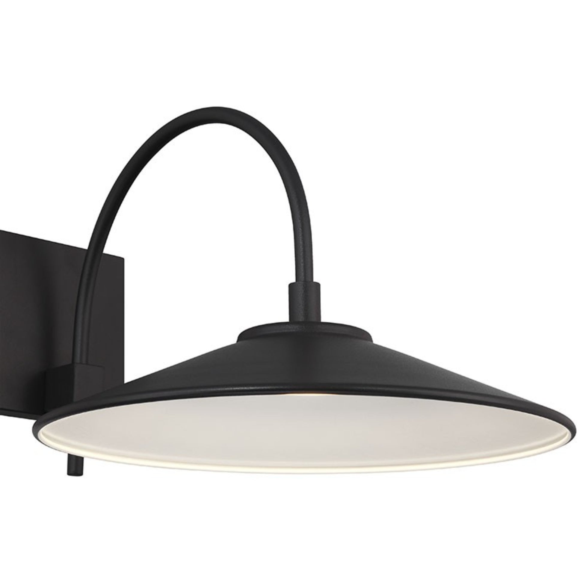 Camas 13" LED Outdoor Wall Sconce, Black Finish - Bees Lighting