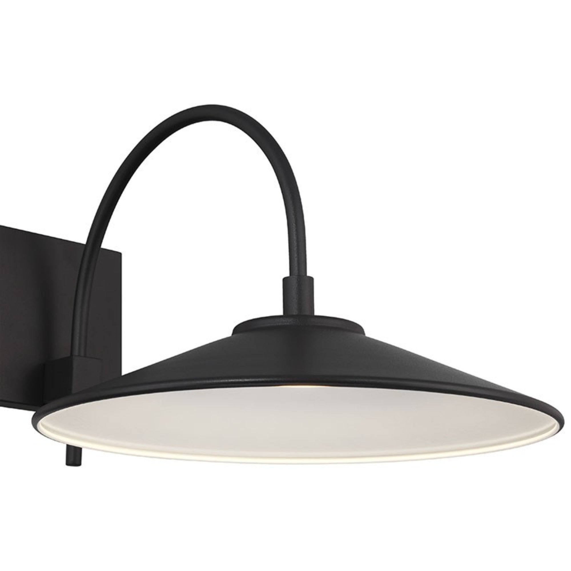 Camas 13" LED Outdoor Wall Sconce, Black Finish - Bees Lighting