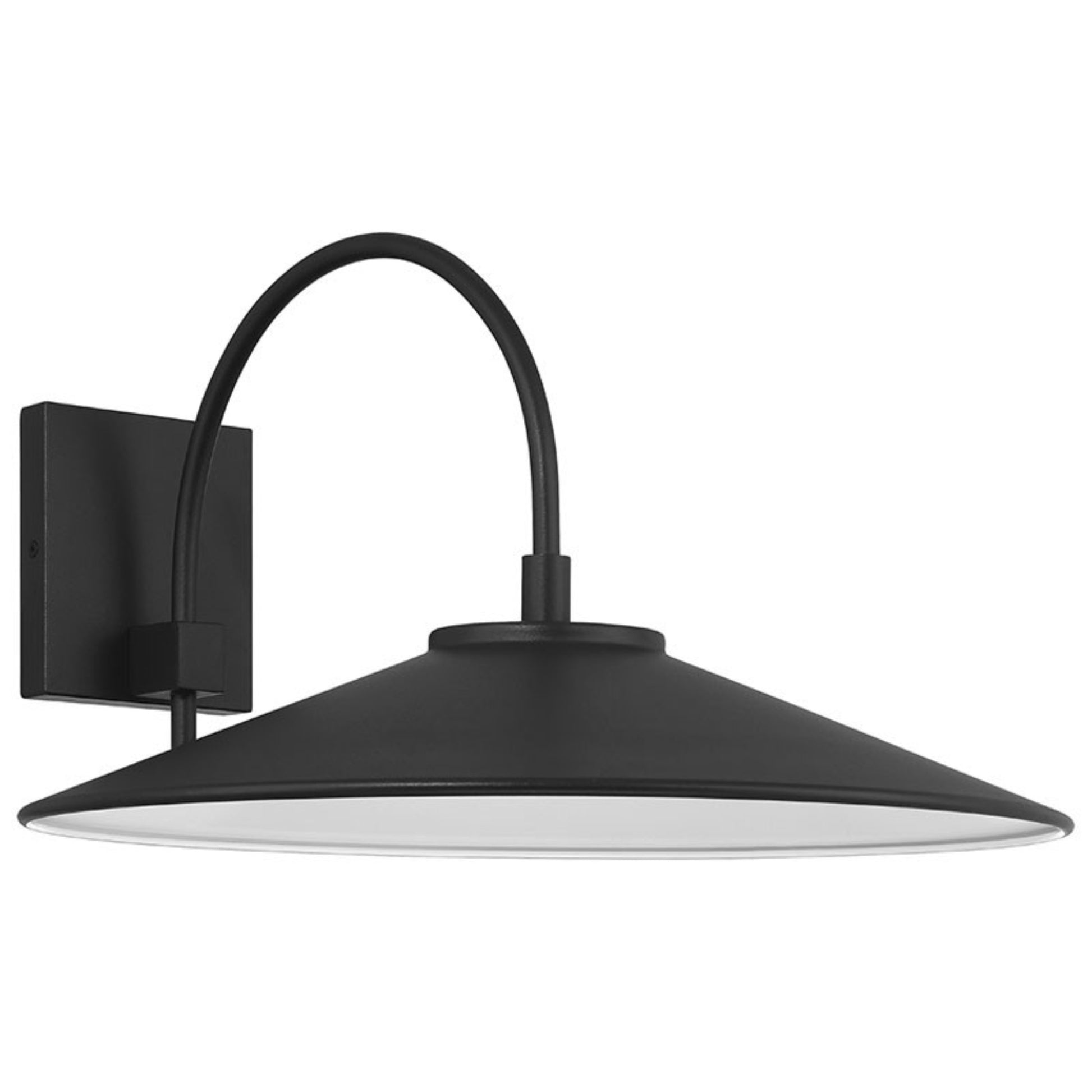 Camas 17" LED Outdoor Wall Sconce, Black Finish - Bees Lighting