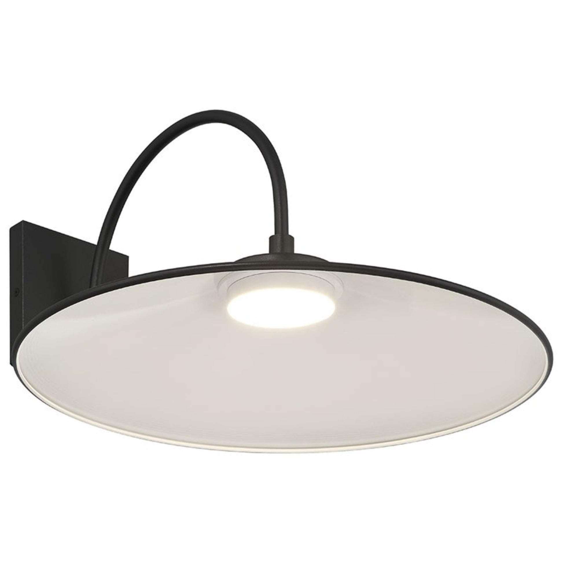 Camas 17" LED Outdoor Wall Sconce, Black Finish - Bees Lighting