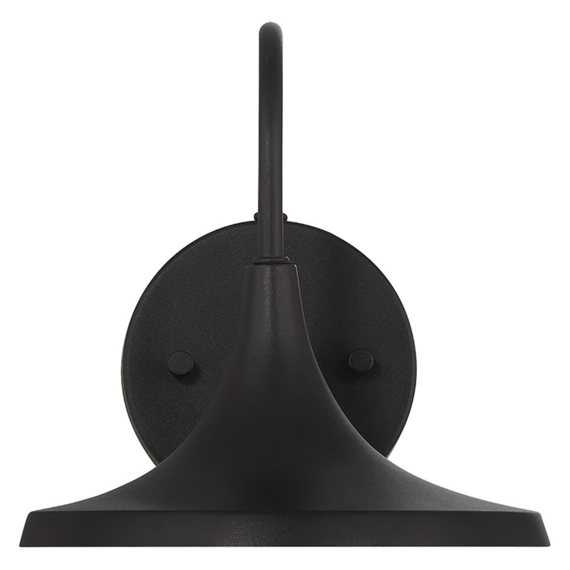 Pella 8" LED Outdoor Wall Sconce, Black Finish - Bees Lighting