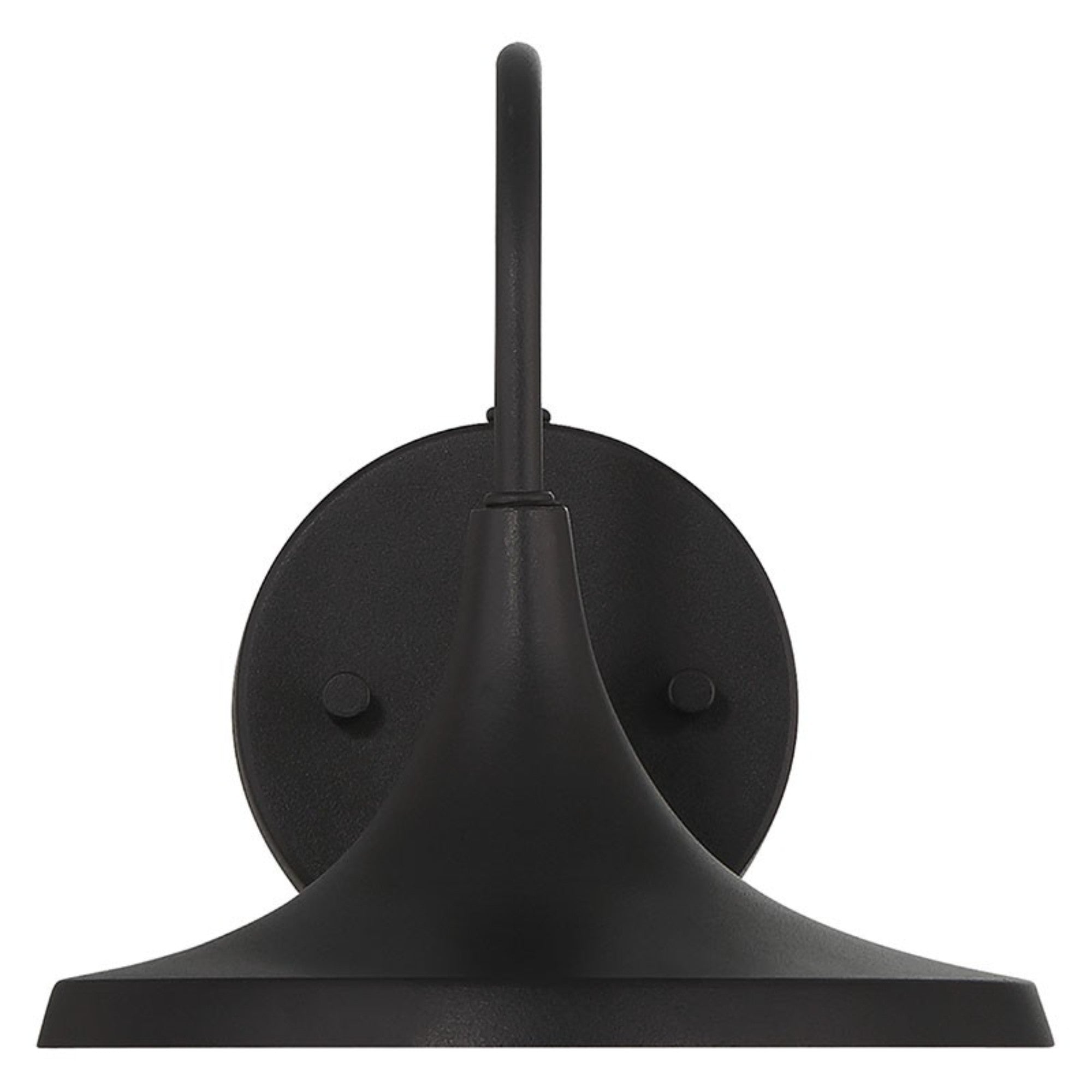 Pella 8" LED Outdoor Wall Sconce, Black Finish - Bees Lighting
