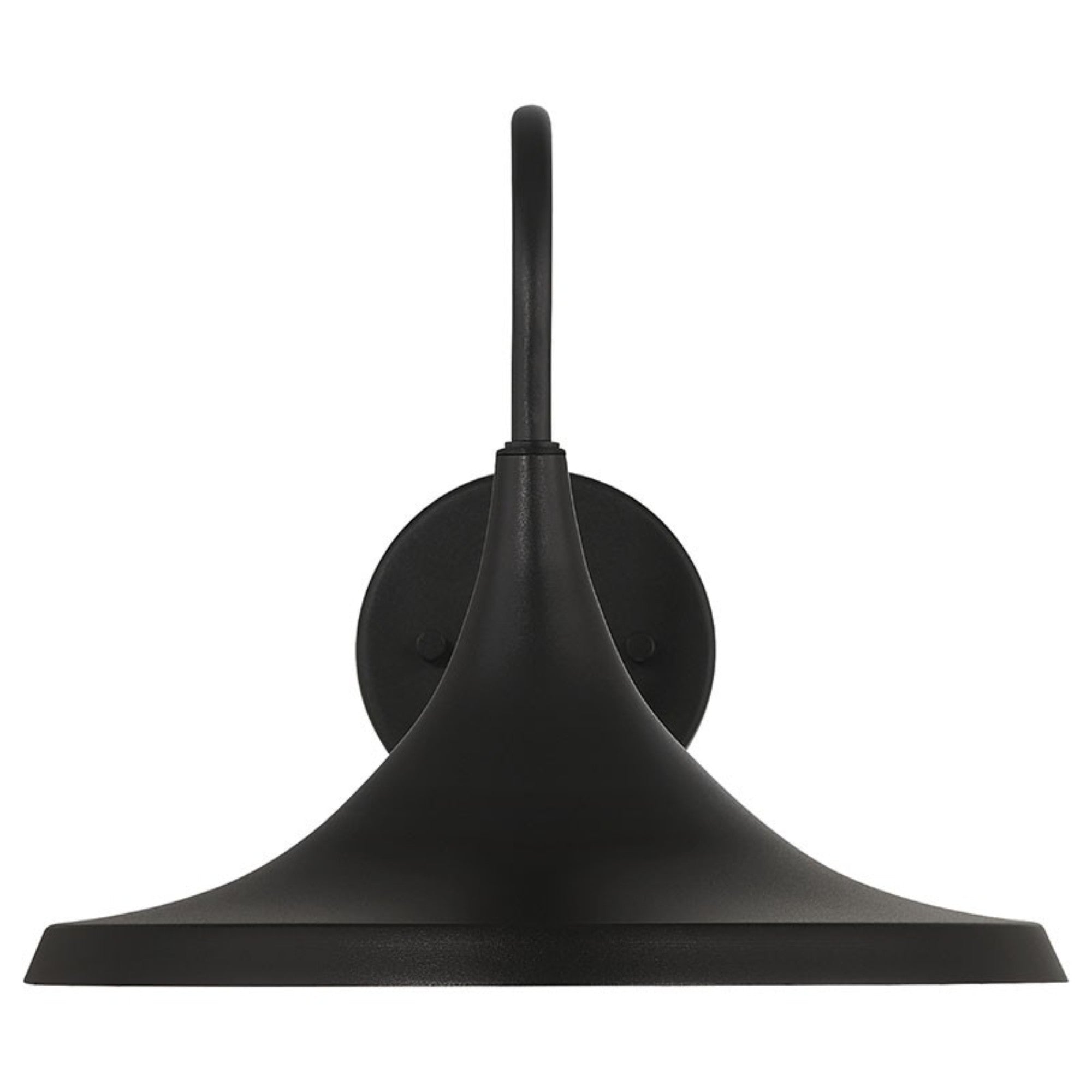 Pella 13" LED Outdoor Wall Sconce, Black Finish - Bees Lighting