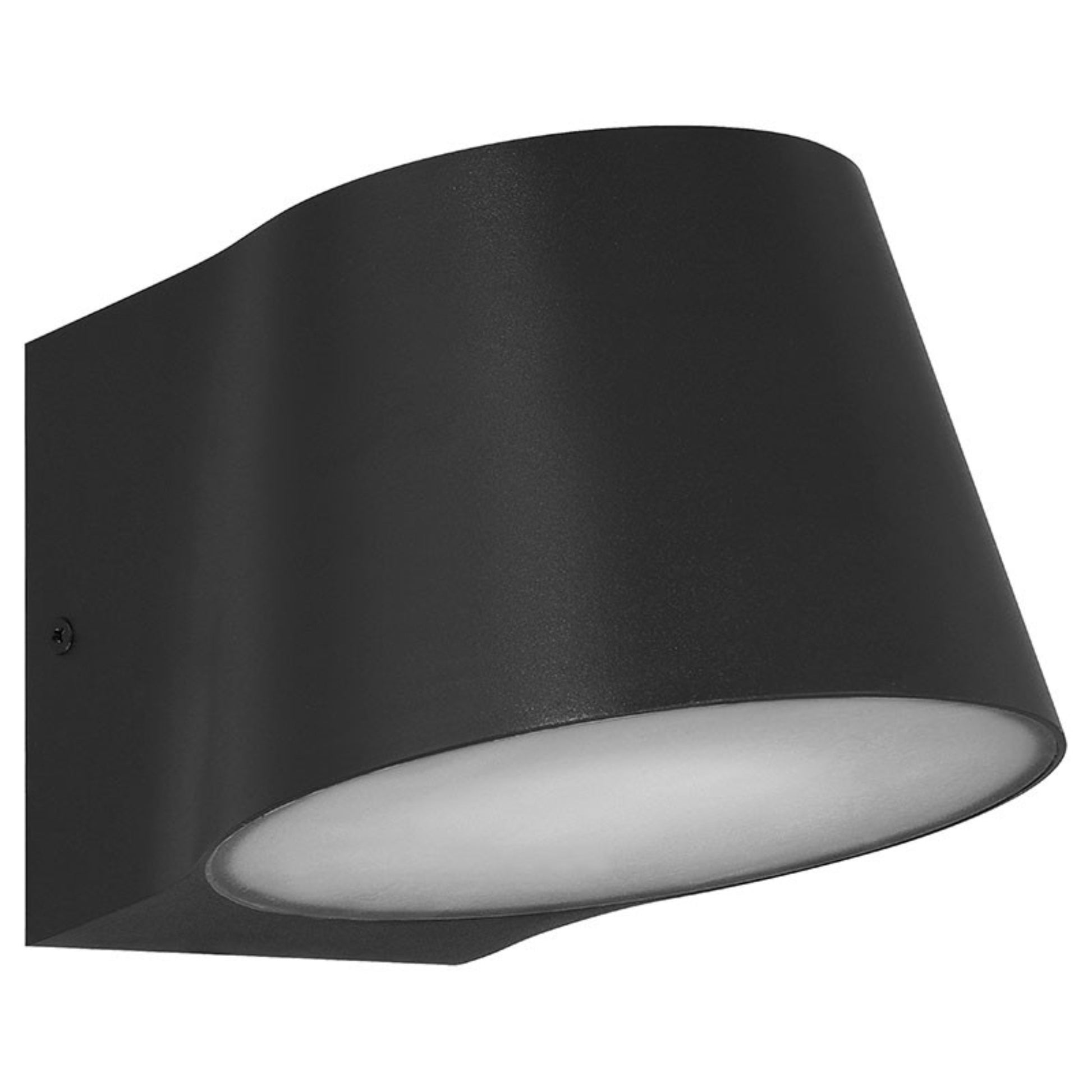 Ry 7" LED Outdoor Wall Sconce, Black Finish - Bees Lighting