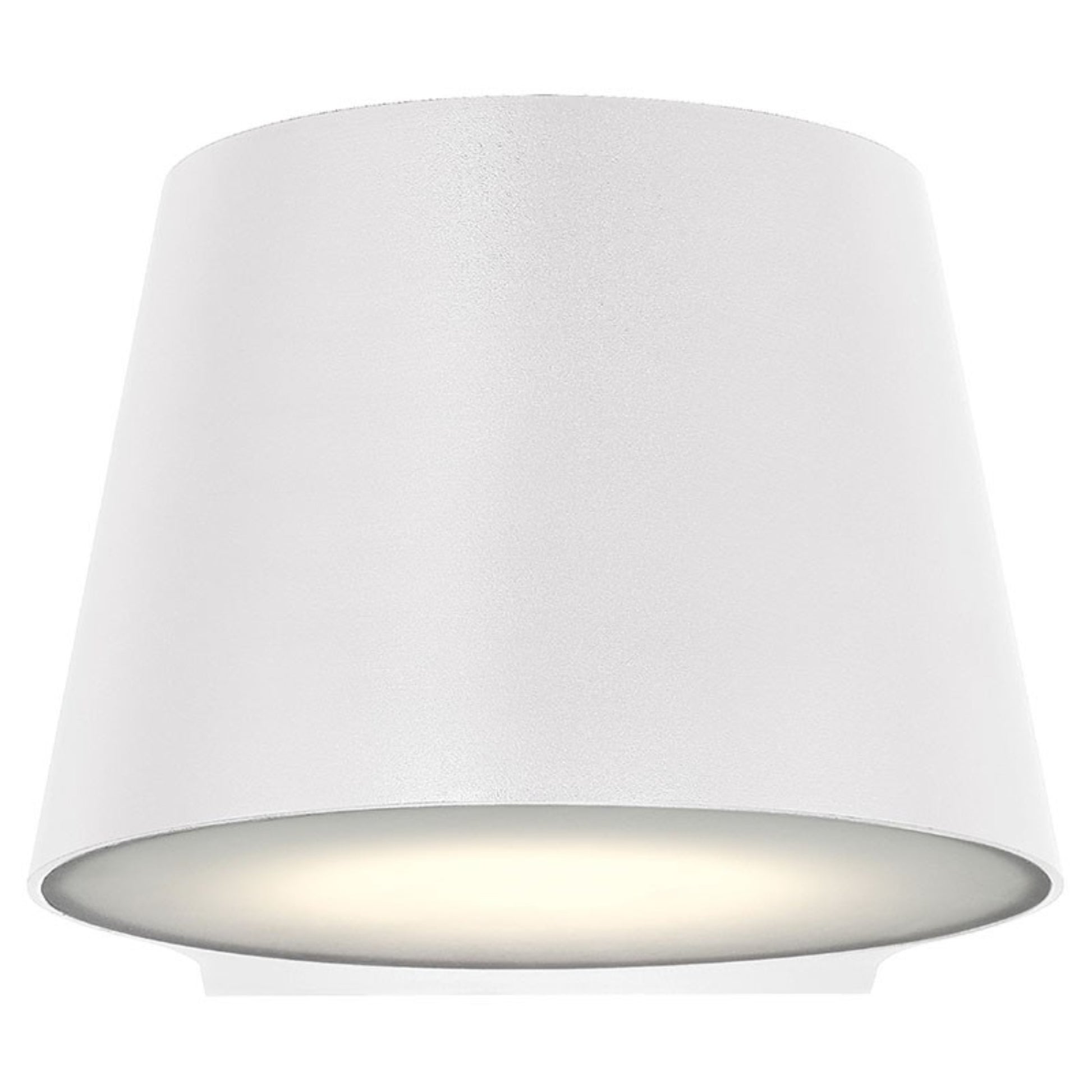 Ry 7" LED Outdoor Wall Sconce, White Finish - Bees Lighting
