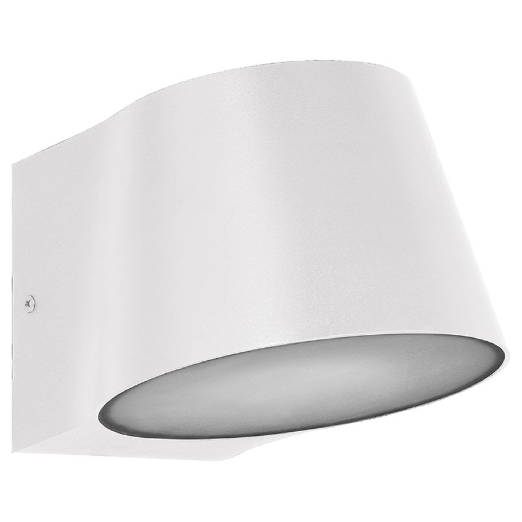 Ry 7" LED Outdoor Wall Sconce, White Finish - Bees Lighting