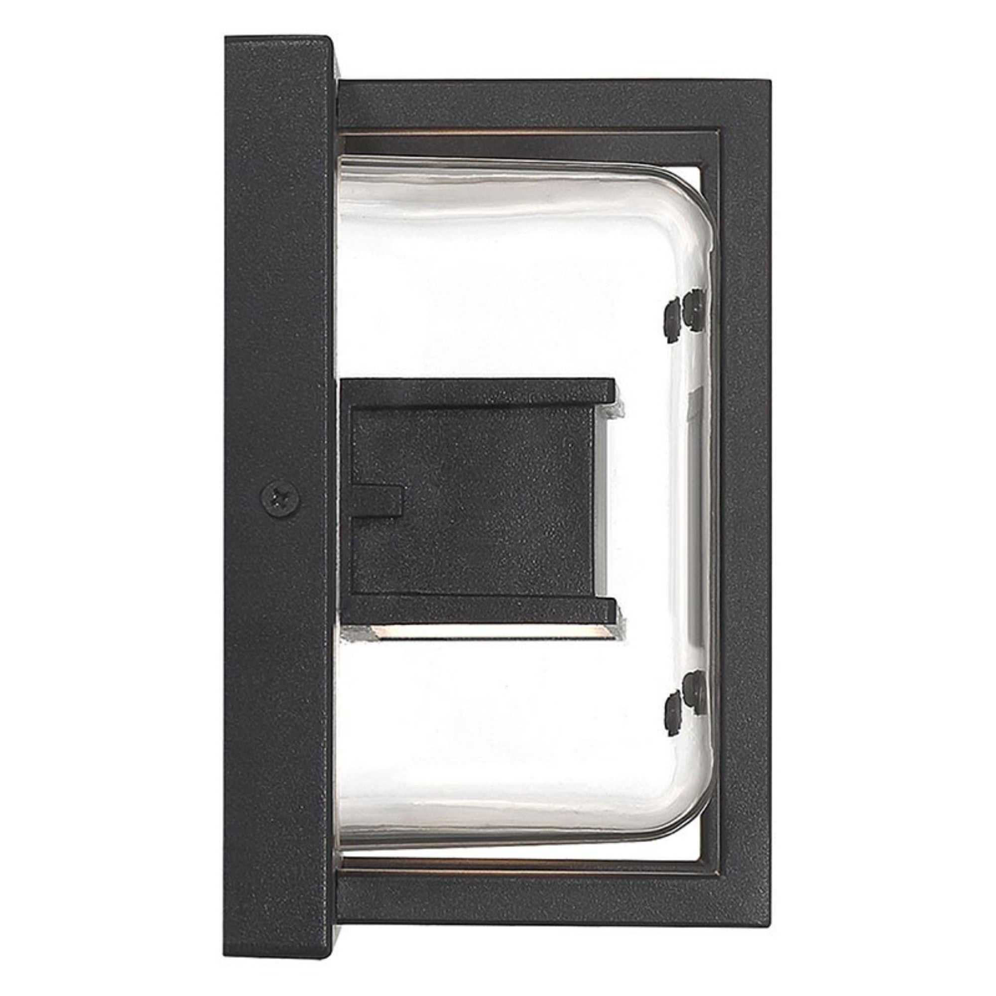 Dillon 9" LED Outdoor Wall Sconce, Black Finish - Bees Lighting