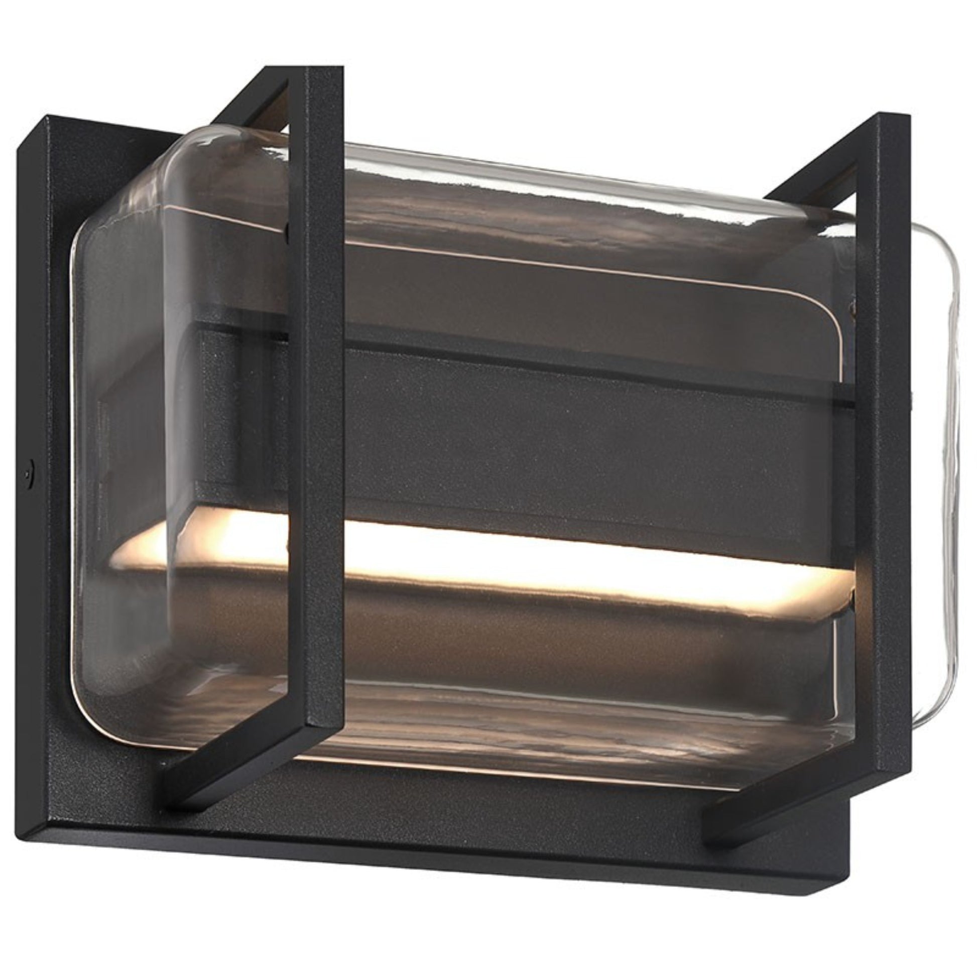Dillon 9" LED Outdoor Wall Sconce, Black Finish - Bees Lighting
