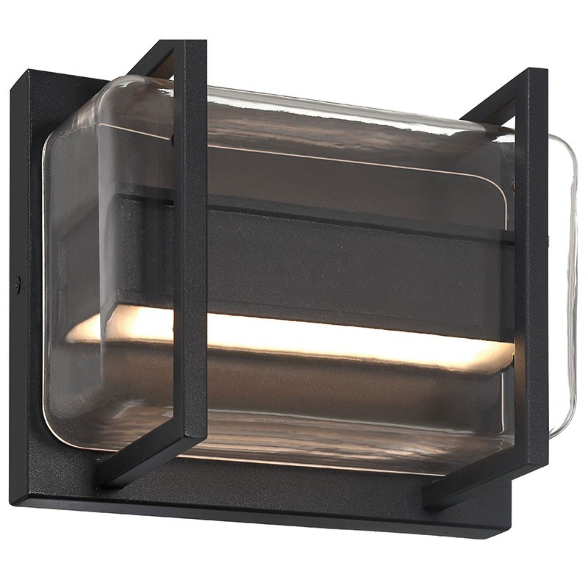 Dillon 9" LED Outdoor Wall Sconce, Black Finish - Bees Lighting
