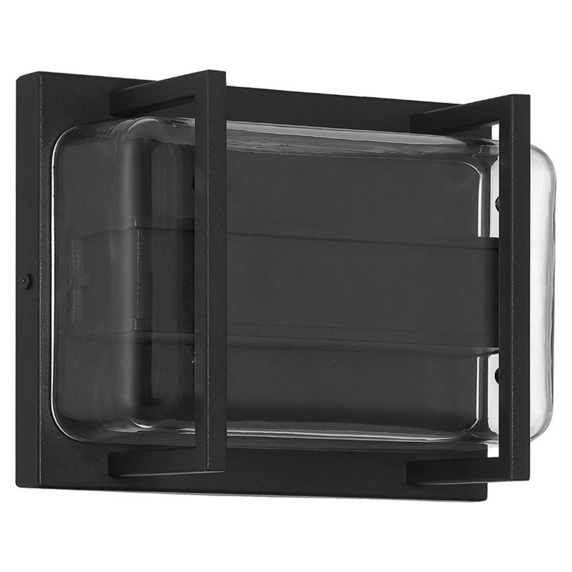 Dillon 9" LED Outdoor Wall Sconce, Black Finish - Bees Lighting