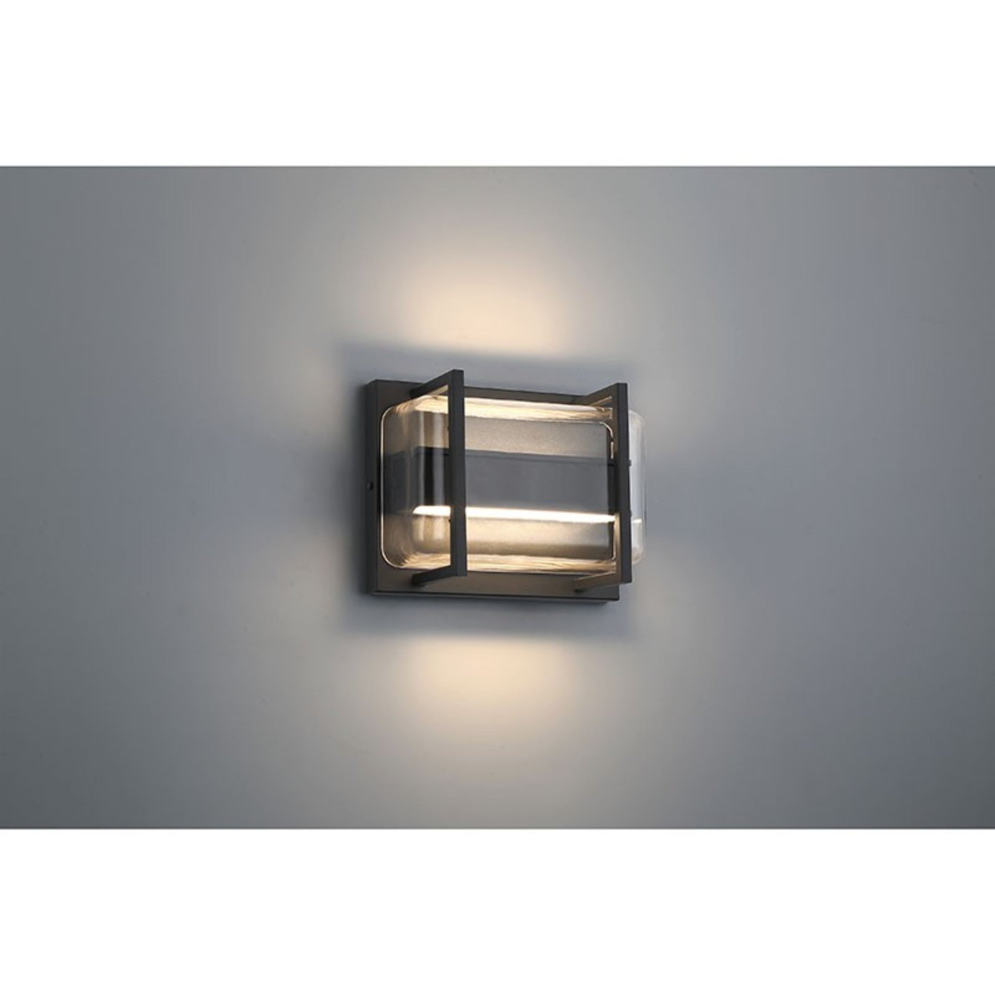 Dillon 9" LED Outdoor Wall Sconce, Black Finish - Bees Lighting