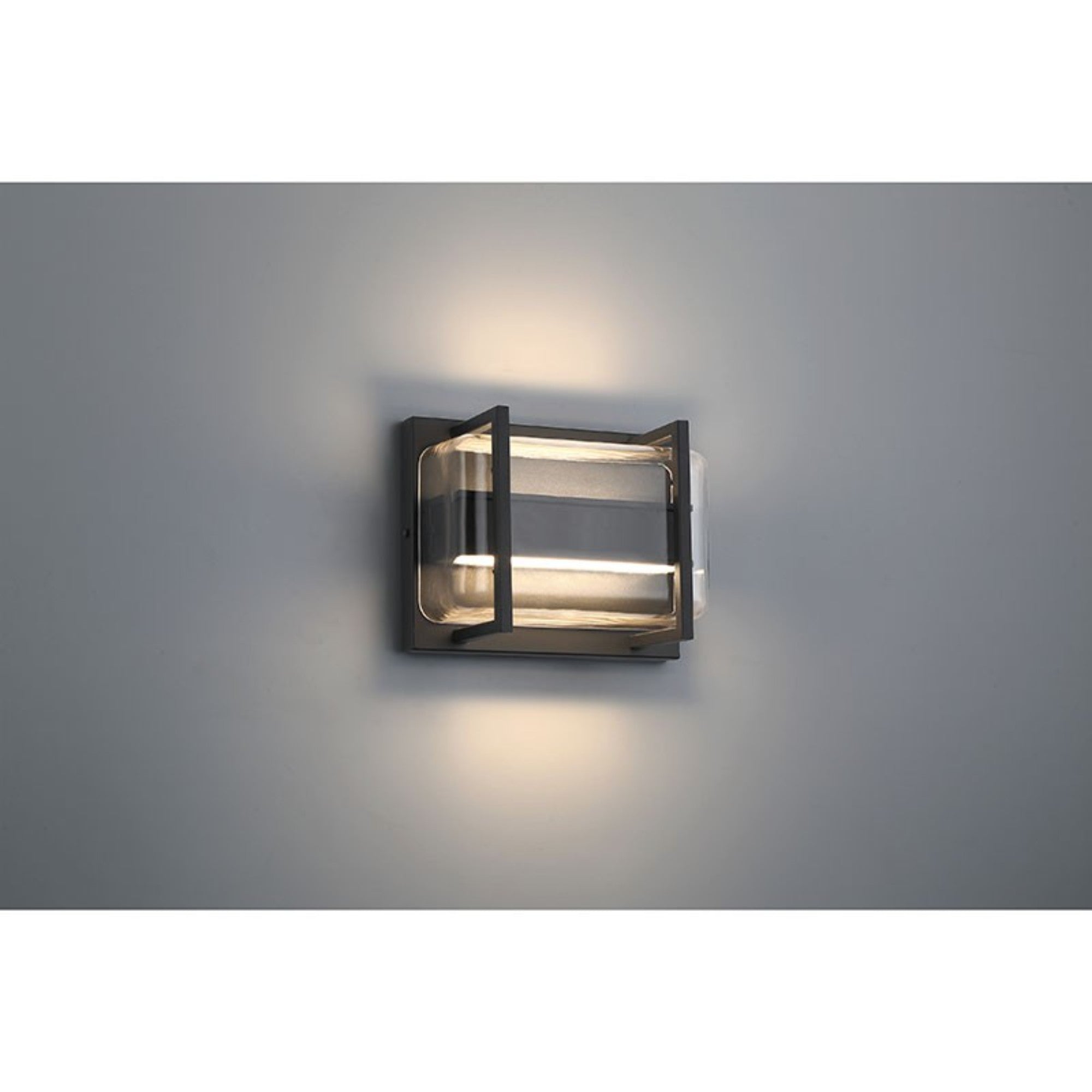 Dillon 9" LED Outdoor Wall Sconce, Black Finish - Bees Lighting
