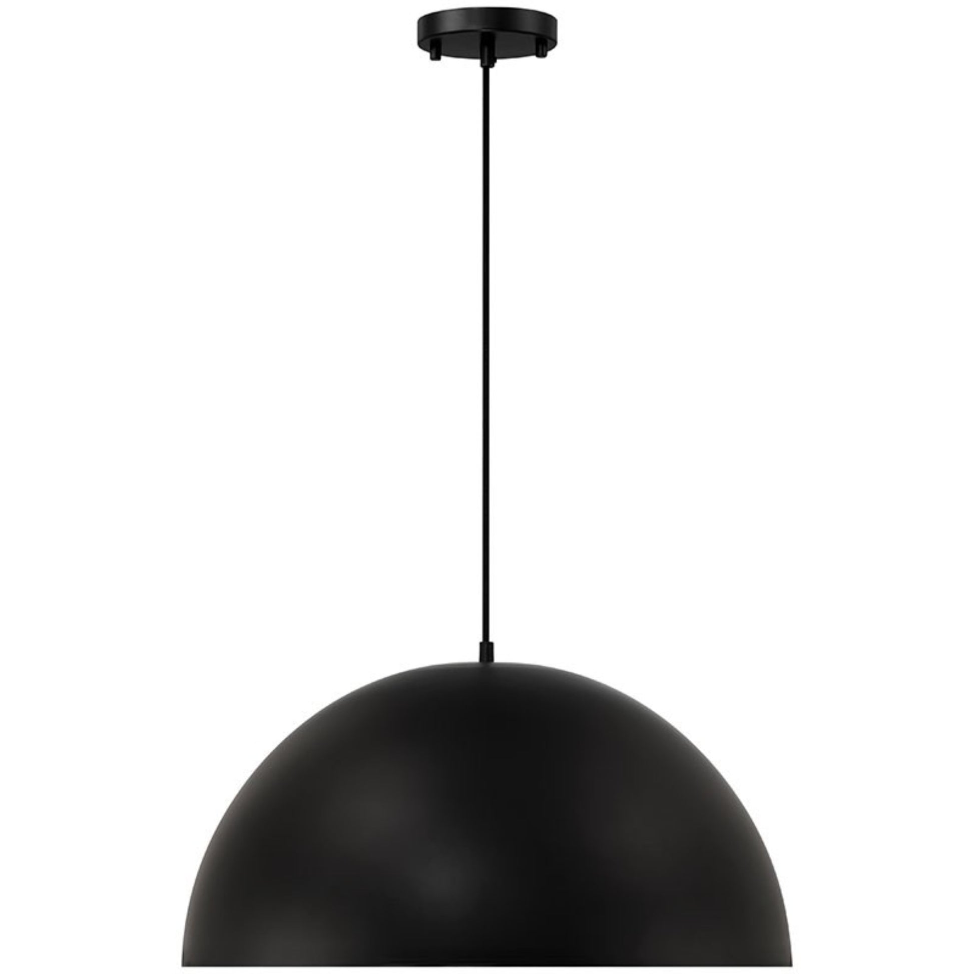 Huck 20" Pendant, Matte Black Finish - Bees Lighting