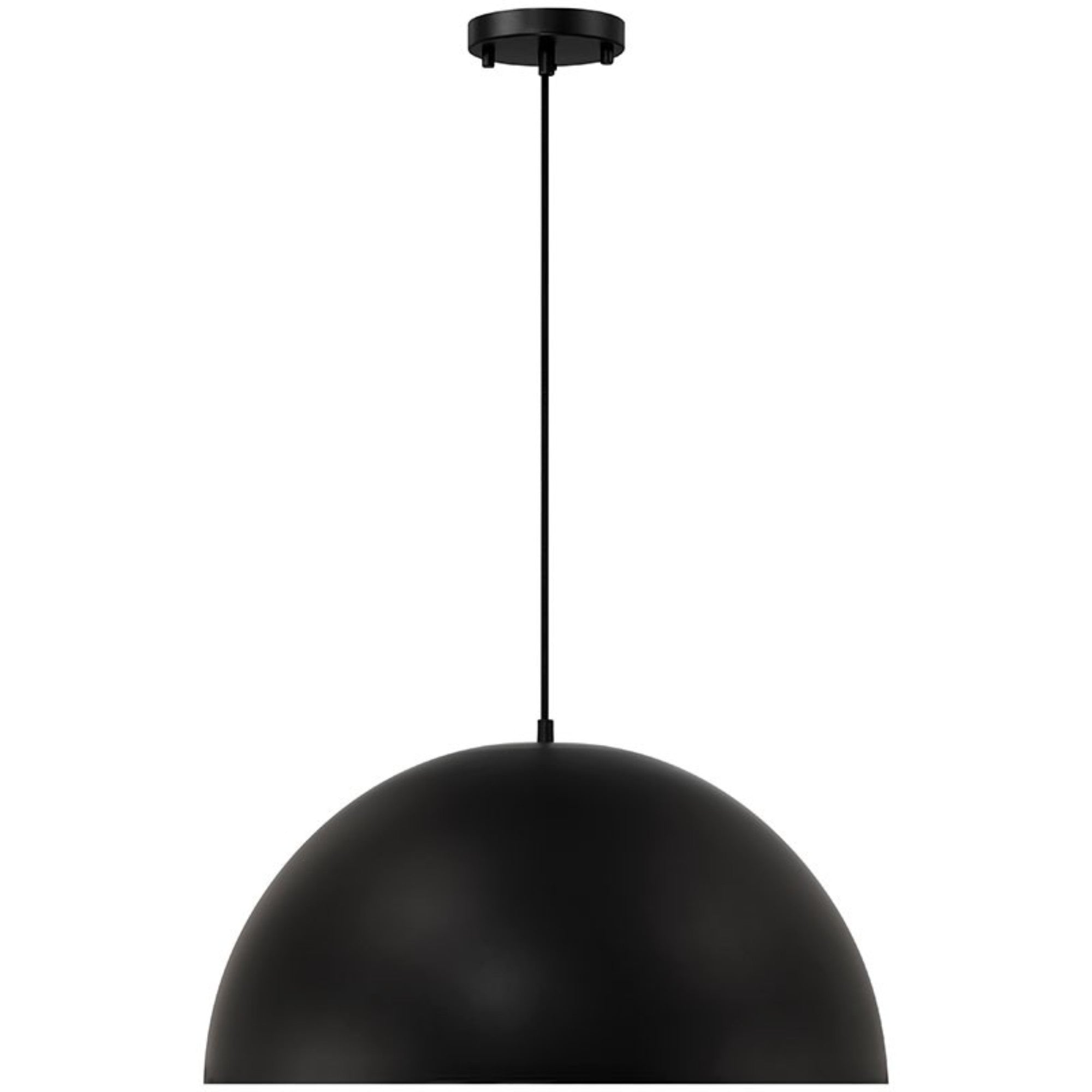 Huck 20" Pendant, Matte Black Finish - Bees Lighting