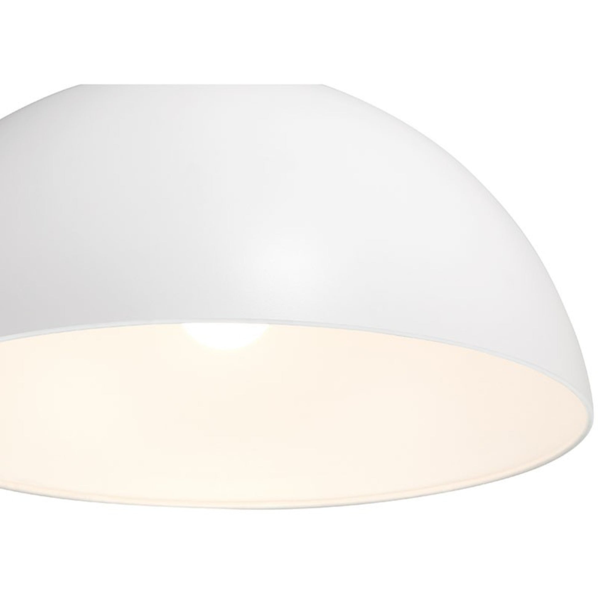 Huck 20" Pendant, Matte White Finish - Bees Lighting
