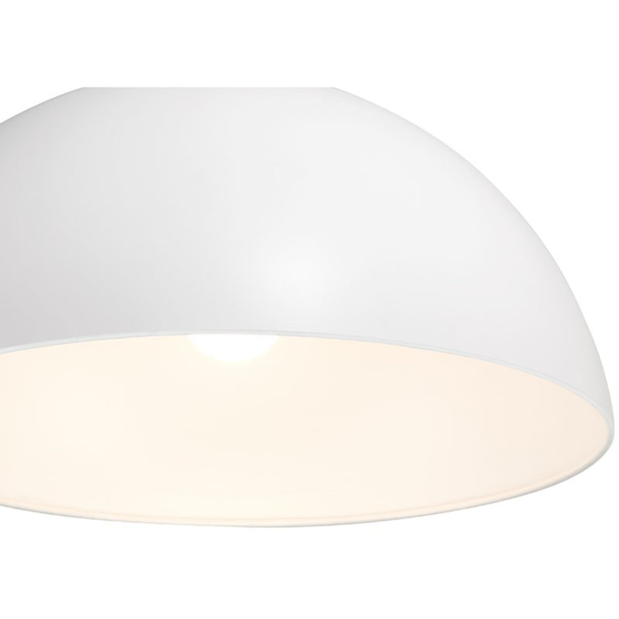 Huck 20" Pendant, Matte White Finish - Bees Lighting