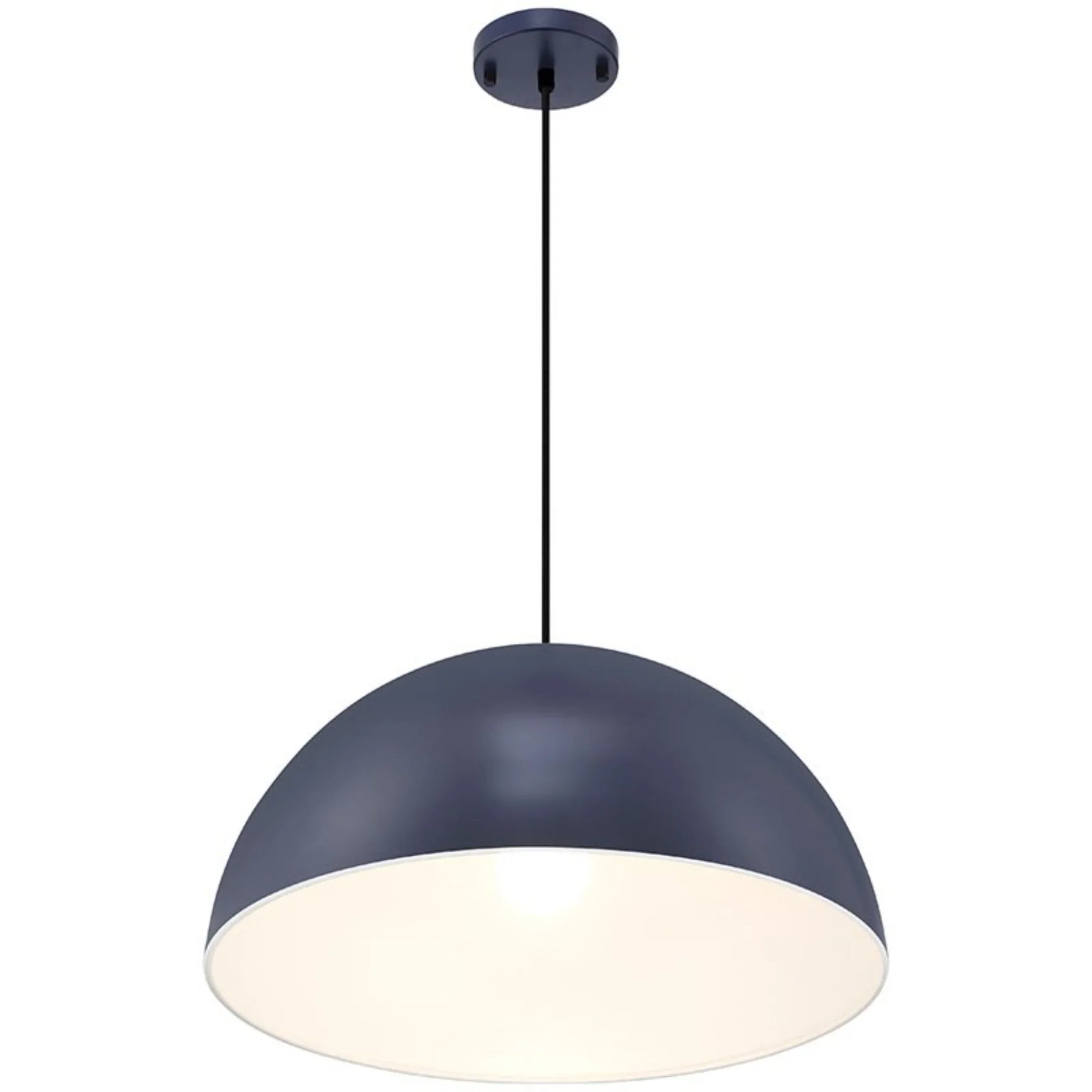 Huck 20" Pendant, Navy Finish - Bees Lighting