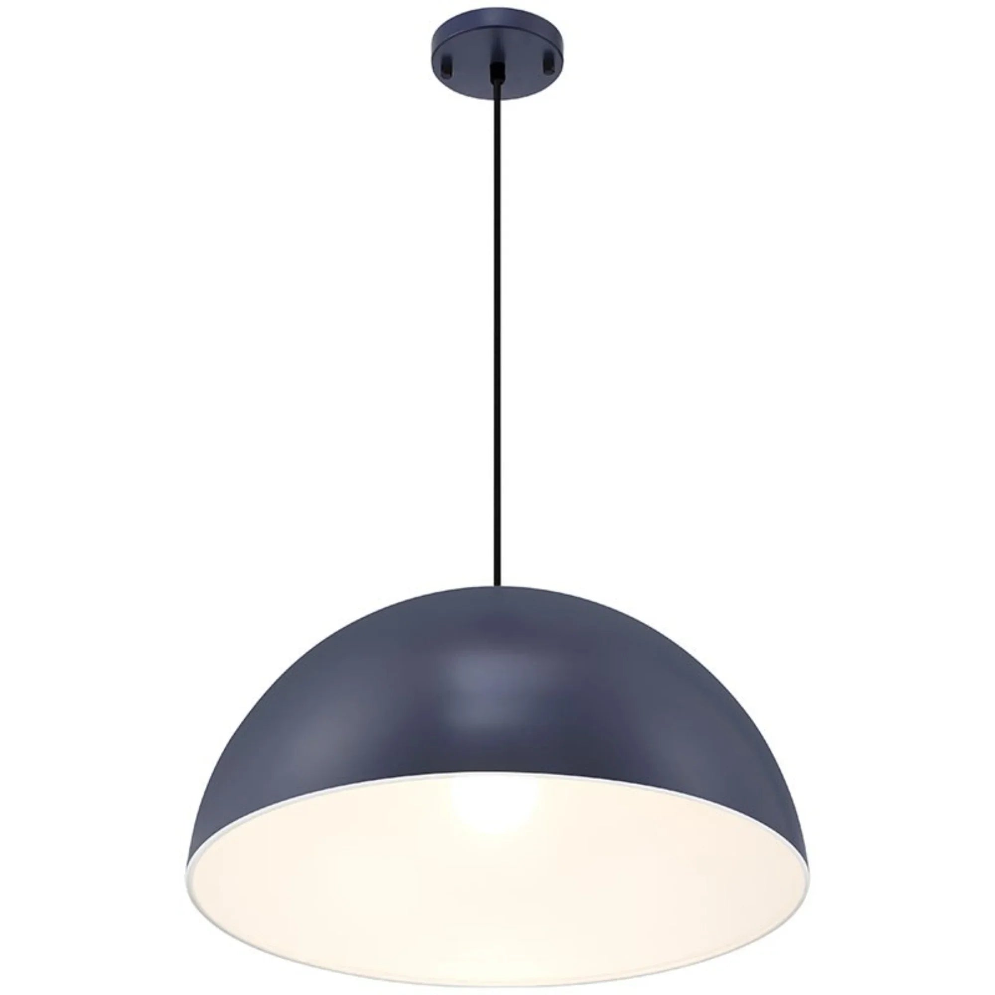 Huck 20" Pendant, Navy Finish - Bees Lighting