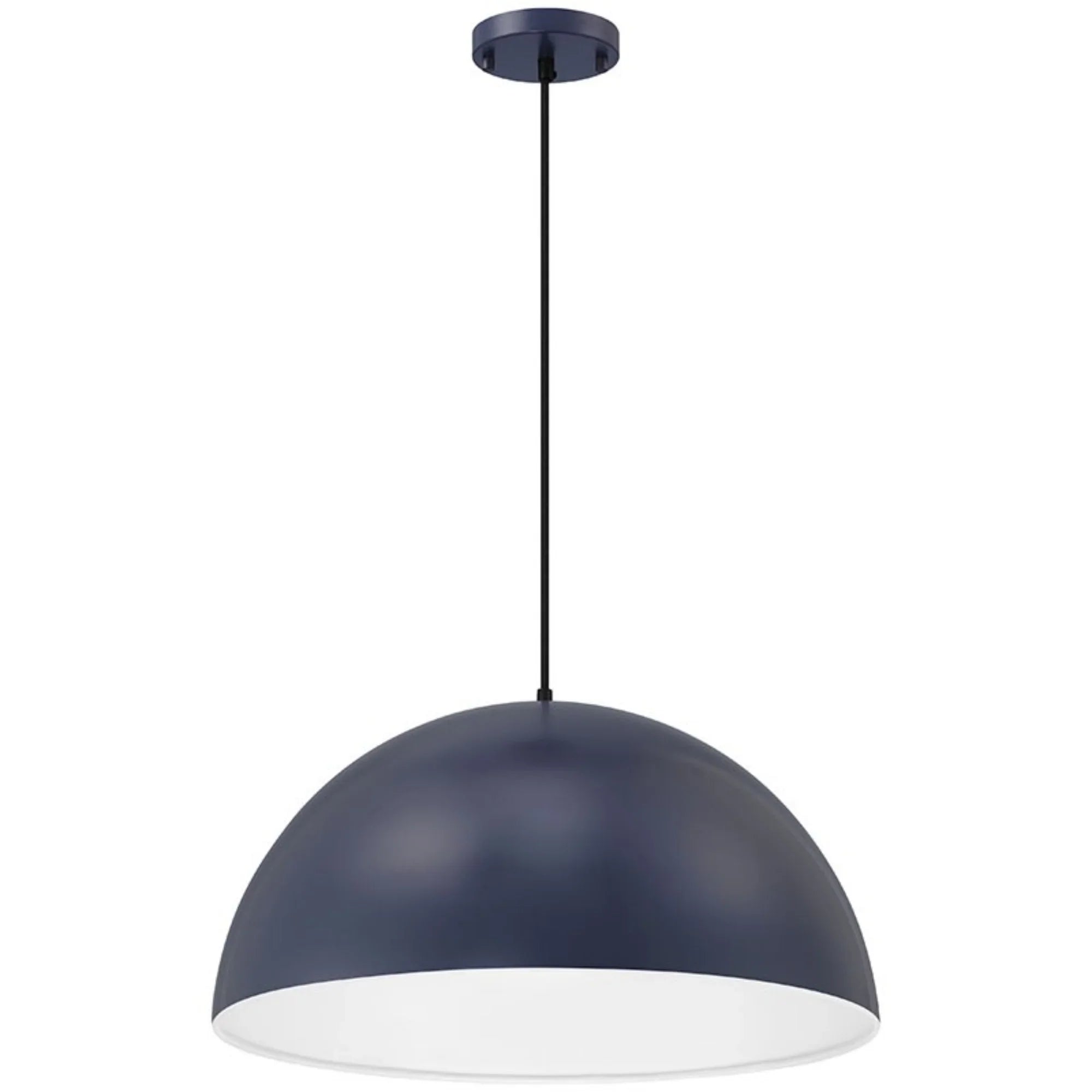 Huck 20" Pendant, Navy Finish - Bees Lighting
